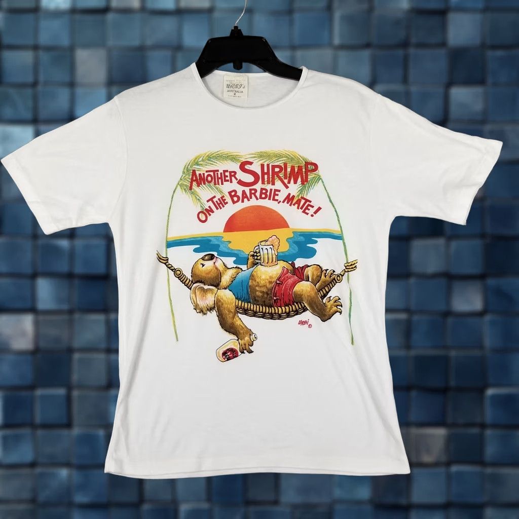 Vintage Koala Shirt S Vintage 90s Drinking Another Shrimp On the Barbie Single 17X25 Size US S / EU 44-46 / 1 - 1 Thumbnail