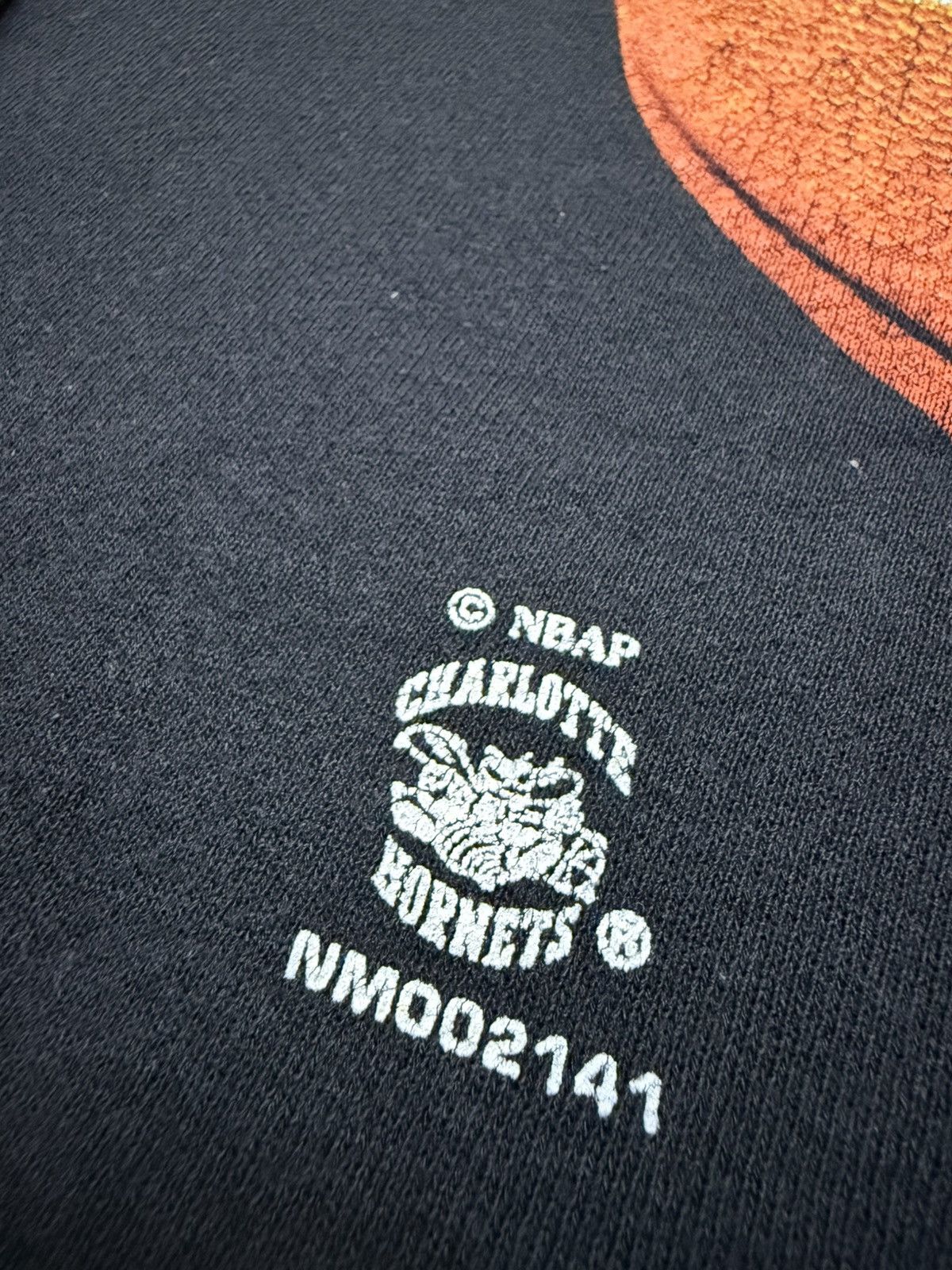Nutmeg Vintage 90s Nutmeg Mill CharlotteHornets Crewneck Sweatshirt Size US XXL / EU 58 / 5 - 7 Thumbnail