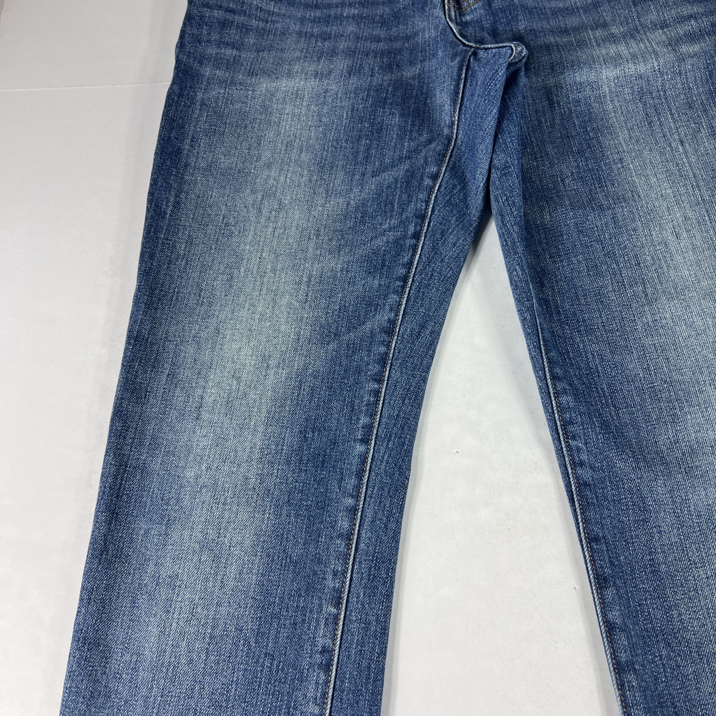 Madewell Madewell Jeans Athletic Slim Blue Faded Stretch Denim Size US 30 / EU 46 - 4 Thumbnail