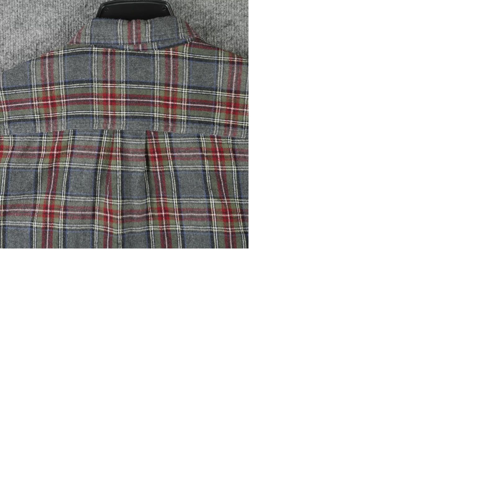 Vintage VINTAGE LL Bean Shirt Mens MT Gray Plaid Flannel Button Down Long Sleeve Traditional Fit Size US M / EU 48-50 / 2 - 9 Thumbnail