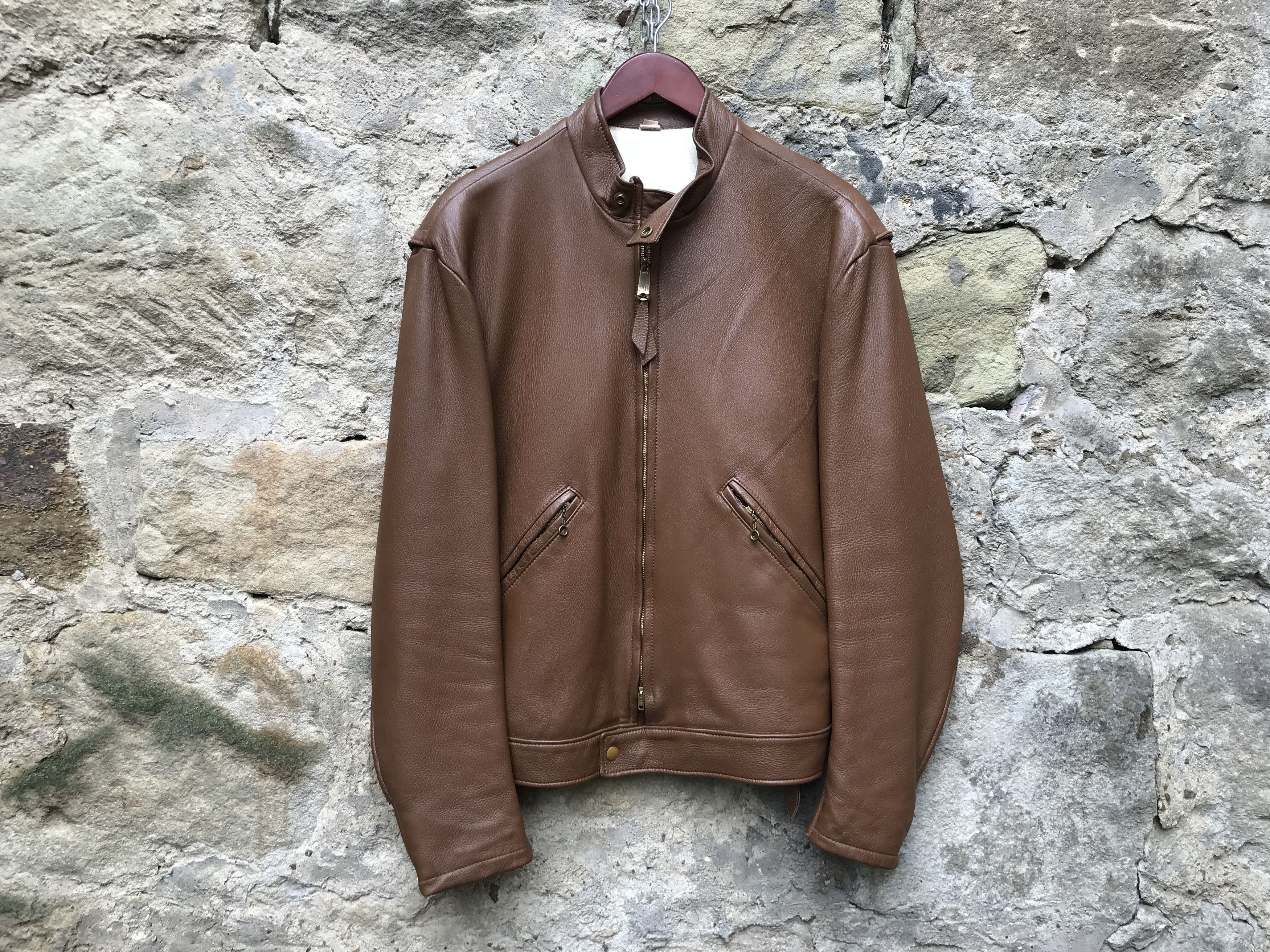 Vintage Vintage 60s Mid Western Sport Togs Deerskin Leather Jacket Size US XL / EU 56 / 4 - 1 Thumbnail