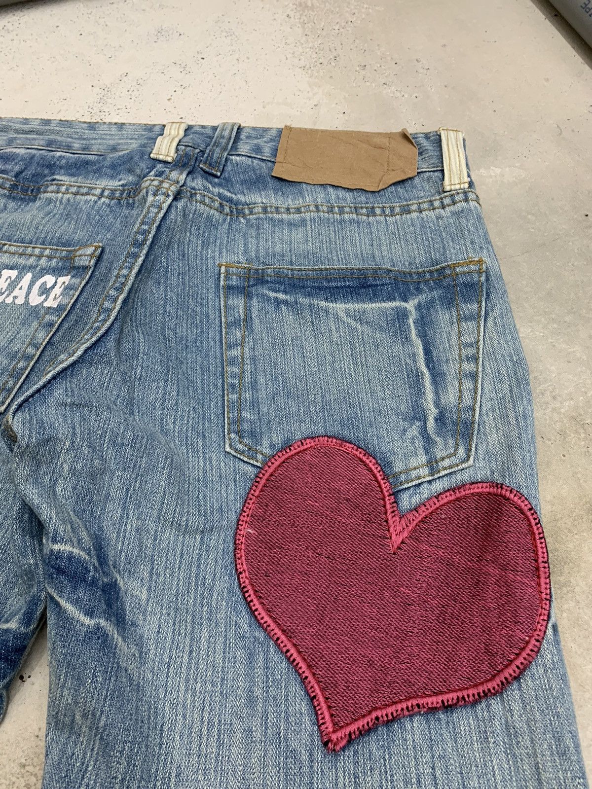 Hysteric Glamour × Japanese Brand Point Loma Surf Style Kludman Love Peace Patch Size US 29 - 17 Thumbnail