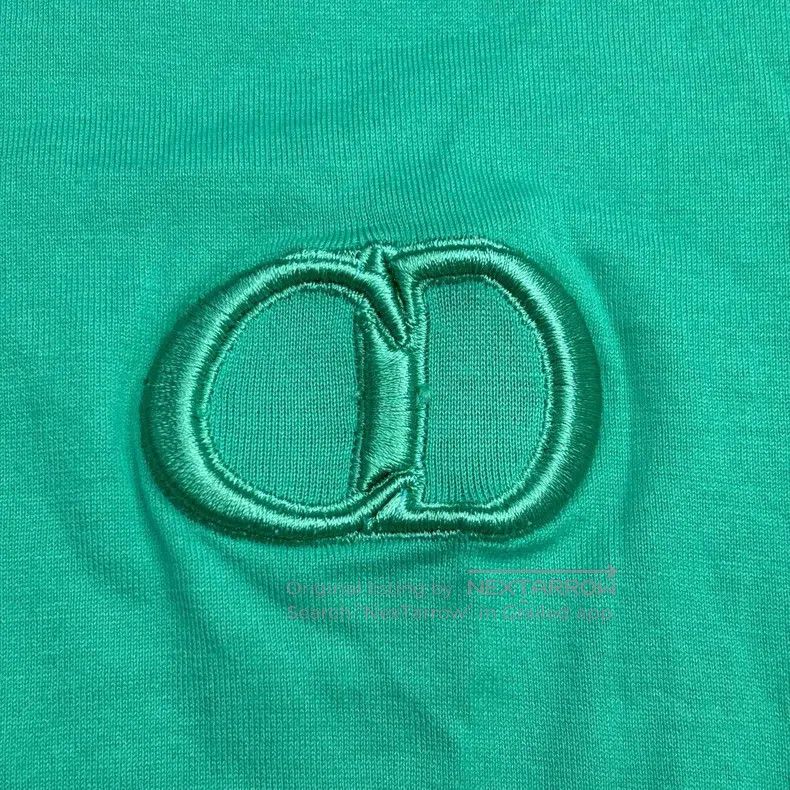 Dior Dior Green embroidered logo short sleeves Size US XS / EU 42 / 0 - 7 Thumbnail