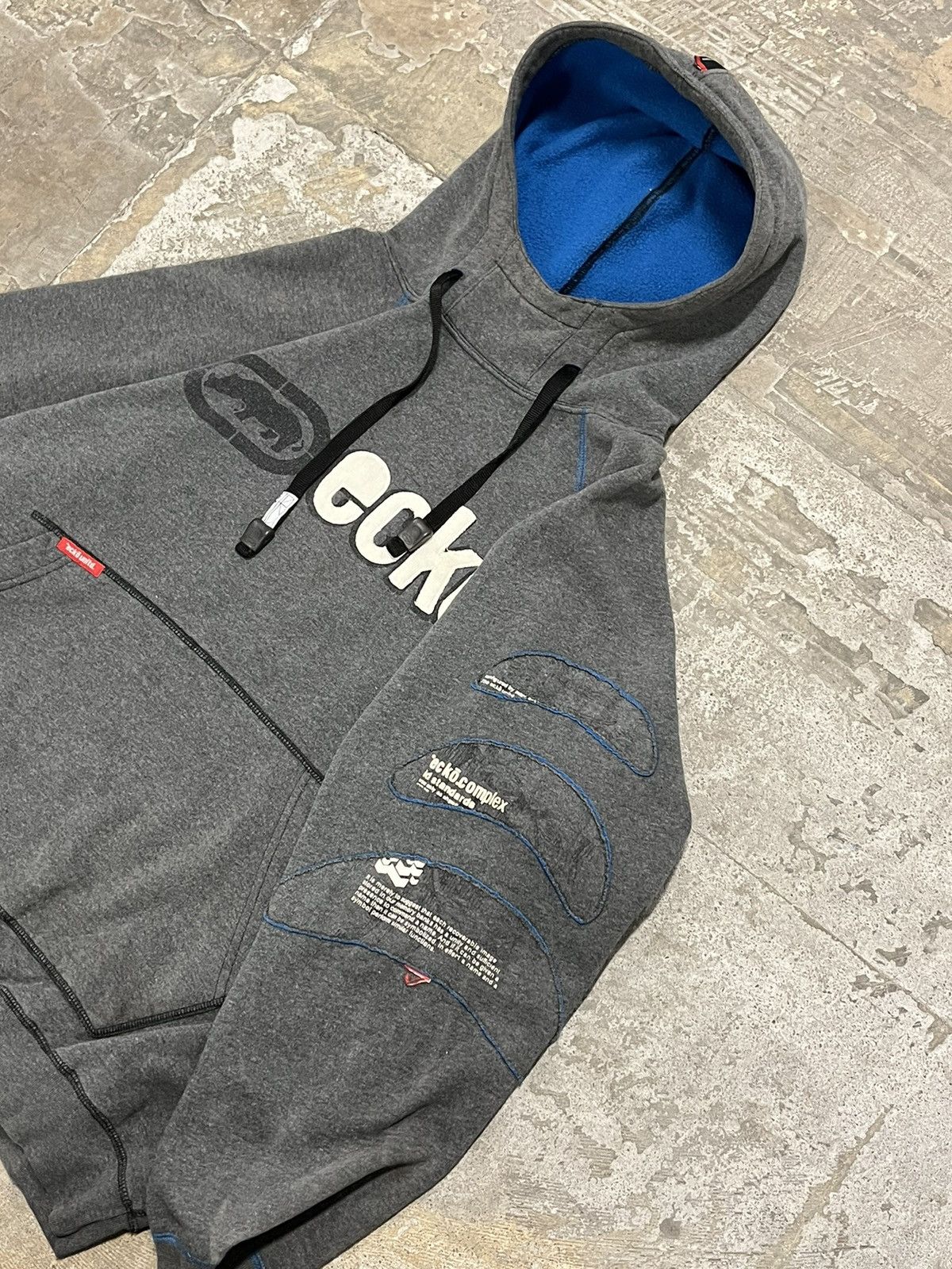 Ecko Unltd. × Vintage Crazy rare y2k ecko streetwear hip hop skater hoodie Size US XL / EU 56 / 4 - 8 Thumbnail