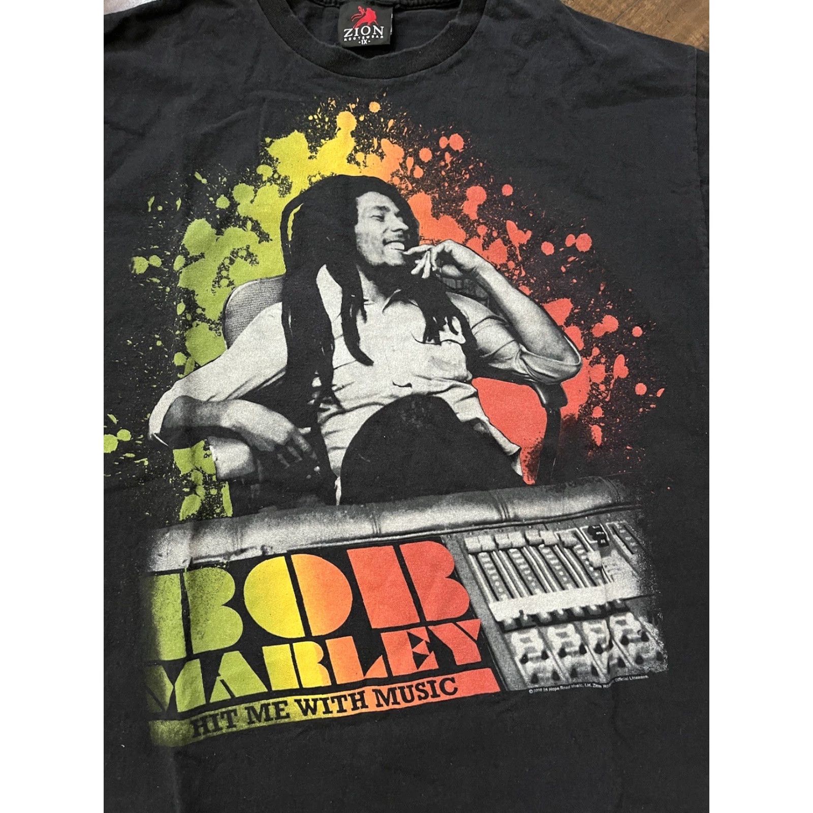 Vintage VINTAGE Bob Marley Reggae Music Tee T-Shirt XL Zion Rootswear 2008 VTG Rasta Y2K Mens Short Sleeve Crew Neck Black T-Shirt Size US XL / EU 56 / 4 - 2 Thumbnail