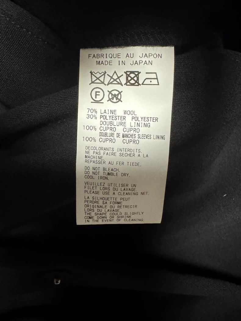 Yohji Yamamoto Yohji Yamamoto size 2 23aw Asymmetric Shoulder Pad blazer Size 36R - 4 Thumbnail