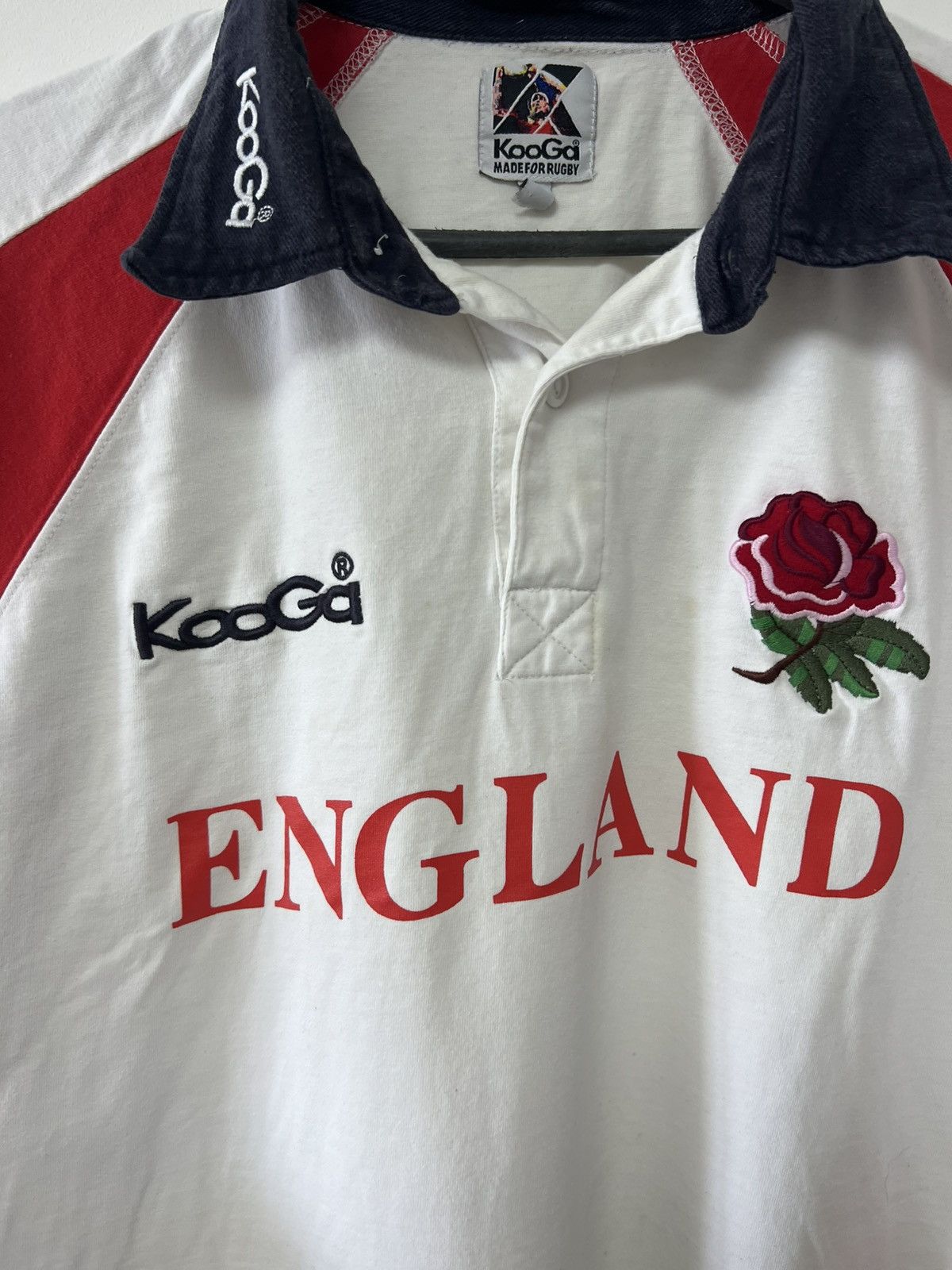 Vintage England Rugby Union Jersey Kooga Short Sleeve T shirt sz XXL Size US XXL / EU 58 / 5 - 5 Thumbnail