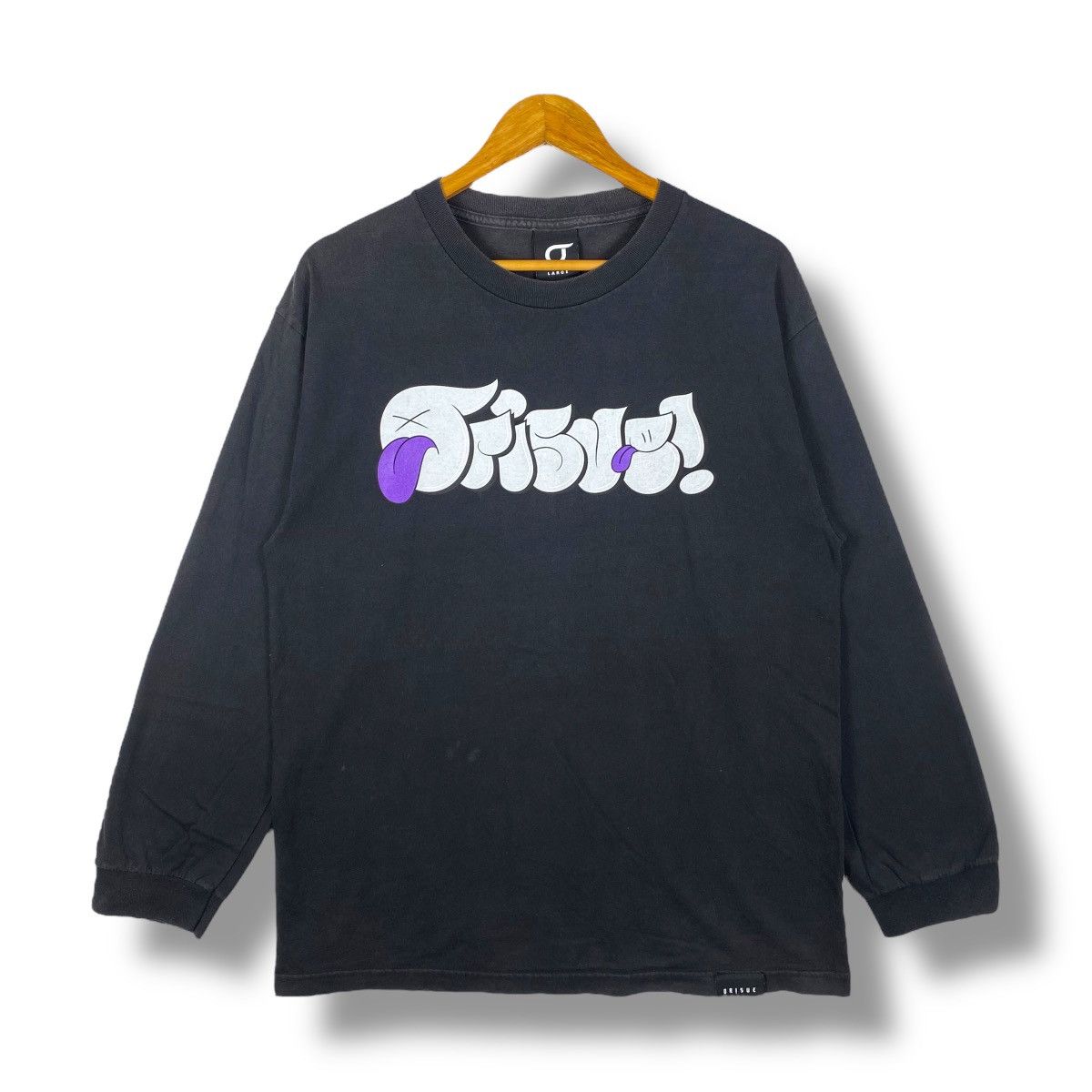 Orisue ORISUE Tongue Kaws Logo Long Sleeve Tee Shirt Large Size Size US L / EU 52-54 / 3 - 1 Thumbnail