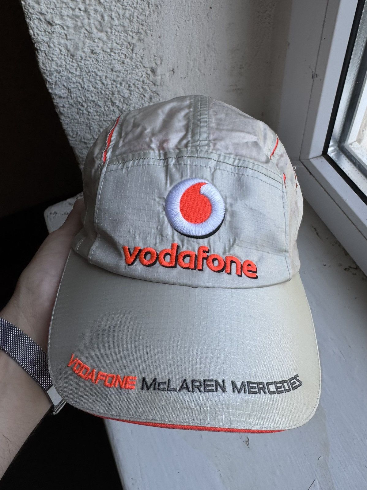 Mercedes-Benz Vodafone McLaren Mercedes 5-Panel Cap Hamilton F1 Vintage Size ONE SIZE - 2 Thumbnail