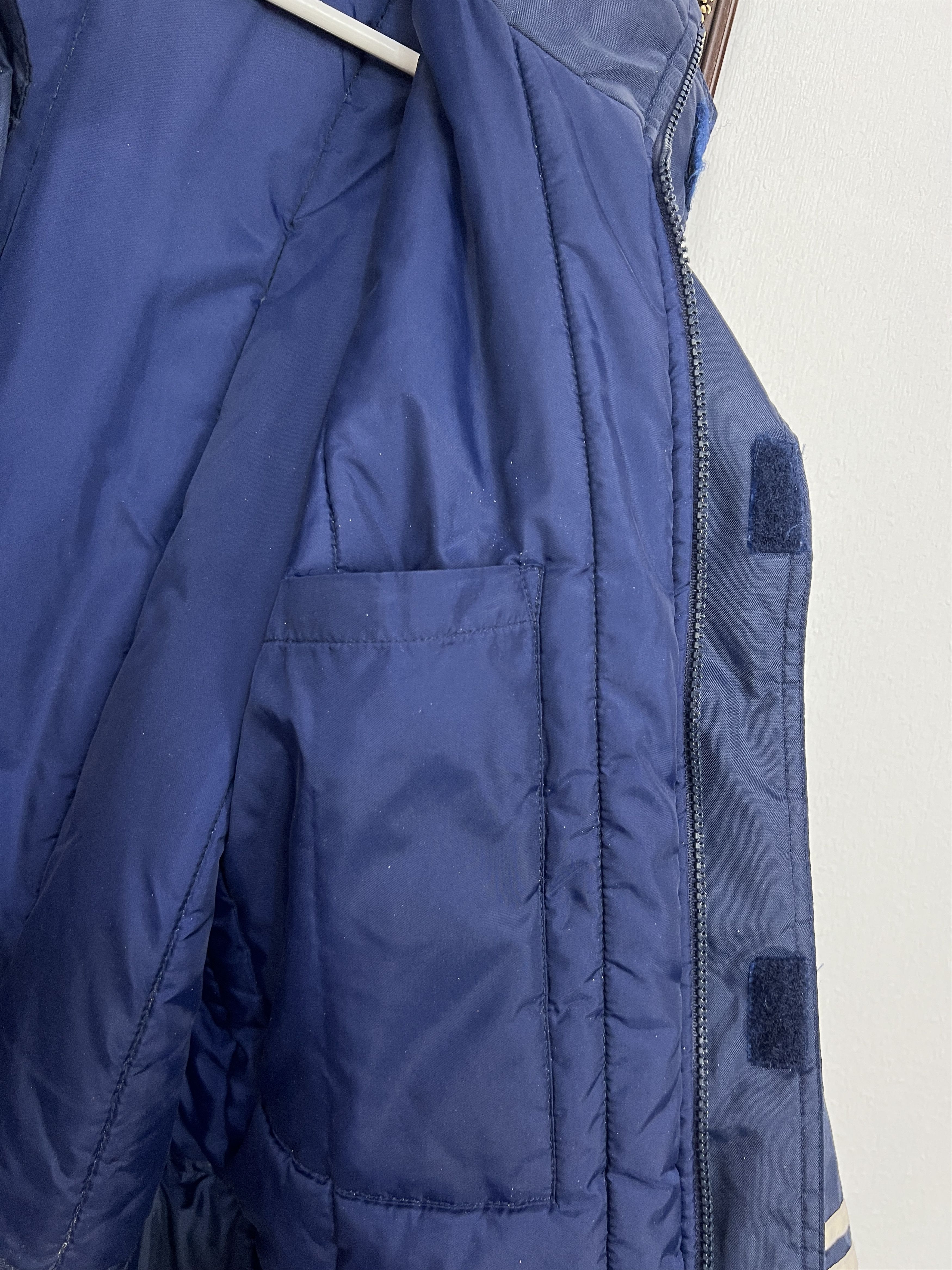 Adidas Vintage 90's Adidas Real Madrid Football Blue Bomber Jacket Size US S / EU 44-46 / 1 - 9 Thumbnail