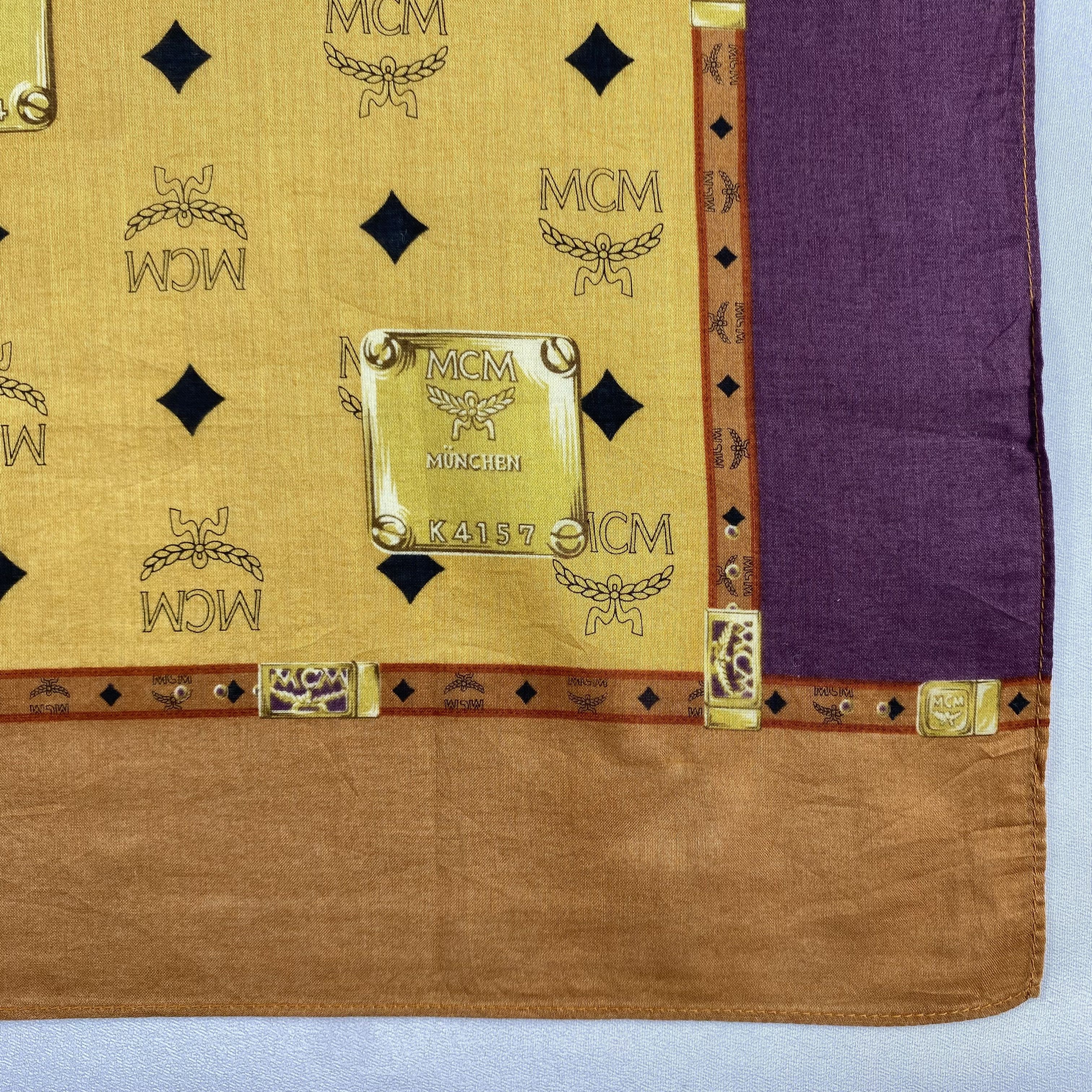 MCM × Vintage MCM Neckerchief / Bandana / Handkerchief-P1132 Size ONE SIZE - 3 Thumbnail