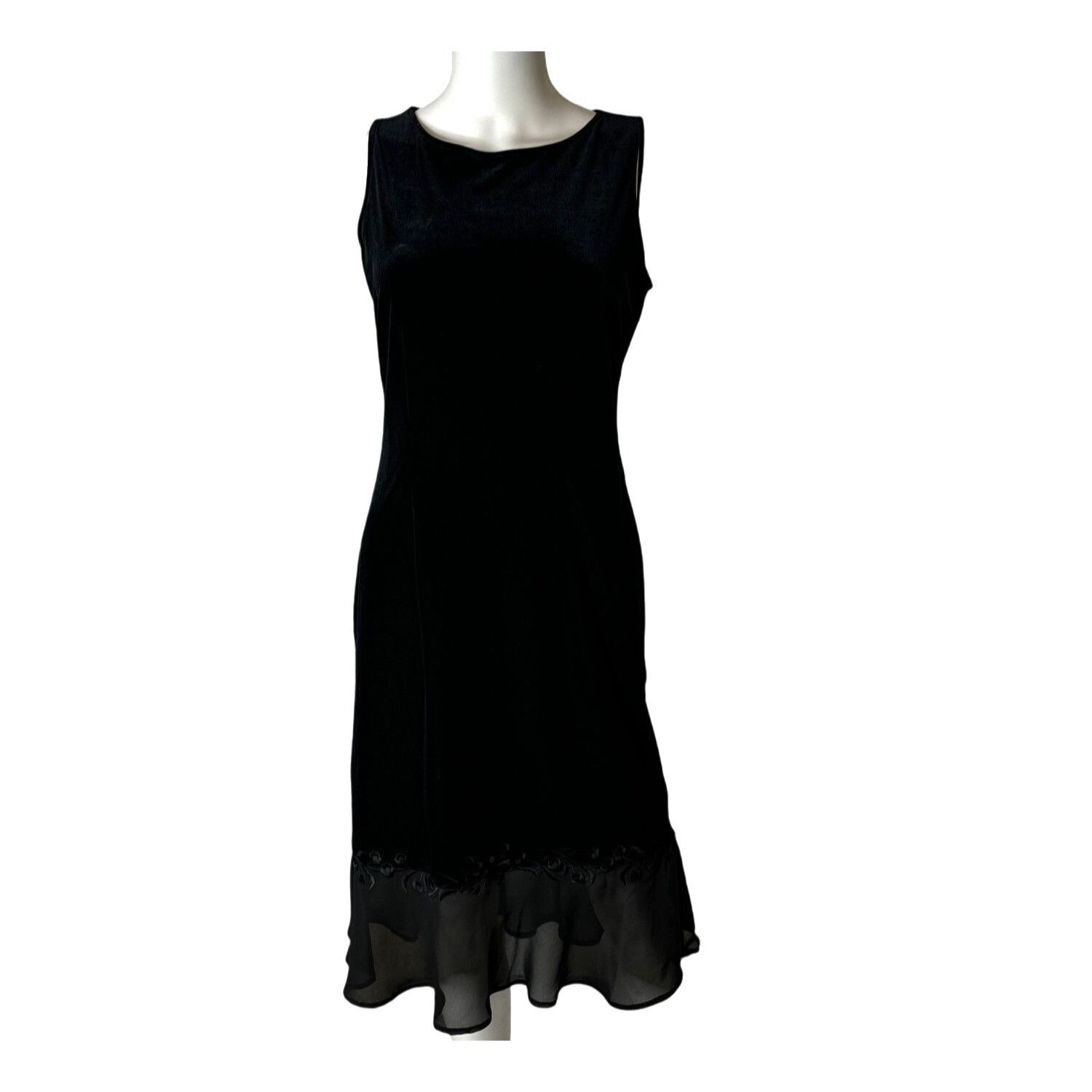 Vintage VINTAGE 90'S JESSICA HOWARD WOMEN'S BLACK VELVET COCKTAIL DR Size M / US 6-8 / IT 42-44 - 1 Thumbnail