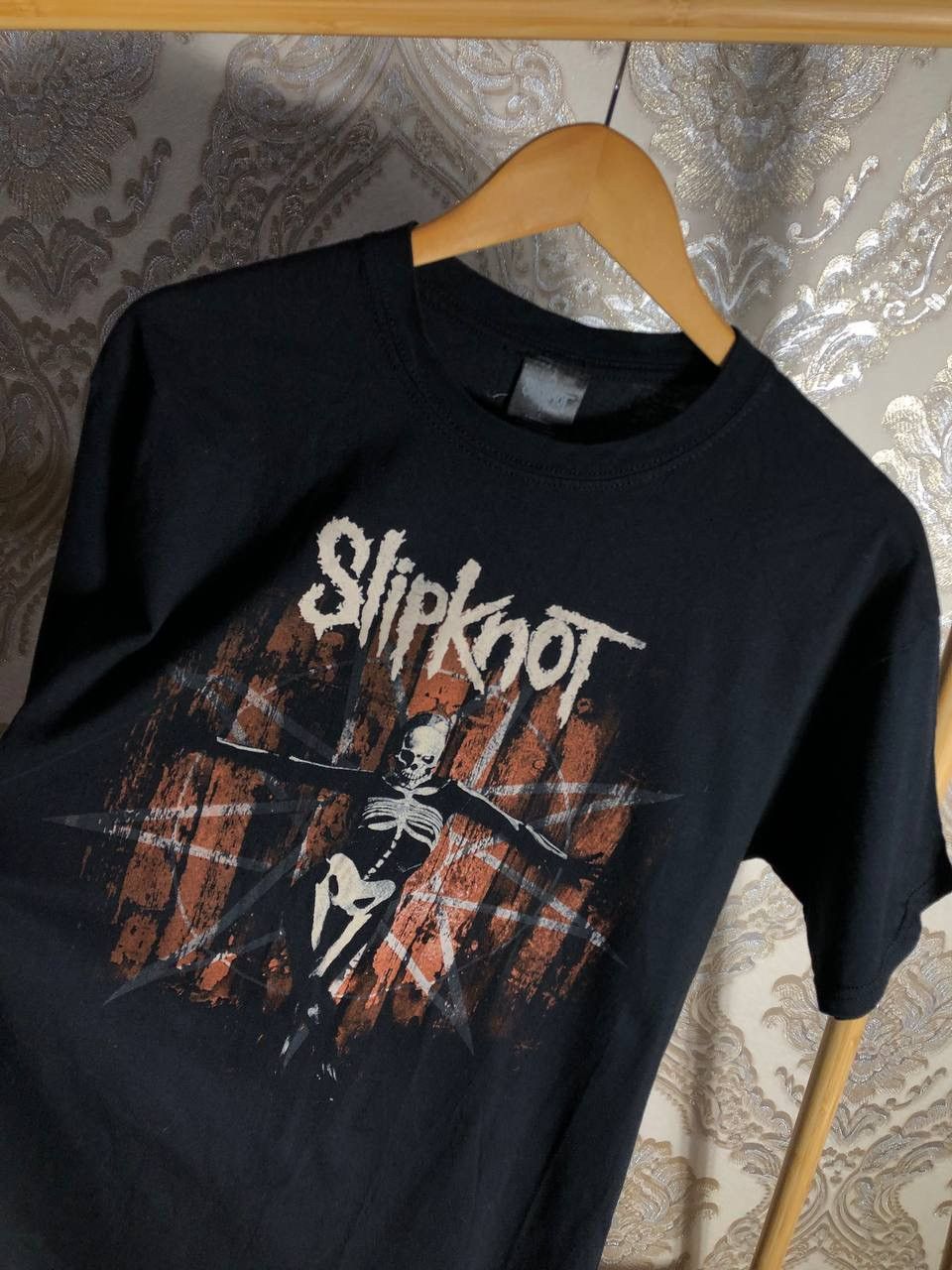 Slipknot × Vintage VERY RARE SLIPKNOT THE GRAY CHAPTER BIG LOGO ROCK T-SHIRT Size US XL / EU 56 / 4 - 2 Thumbnail