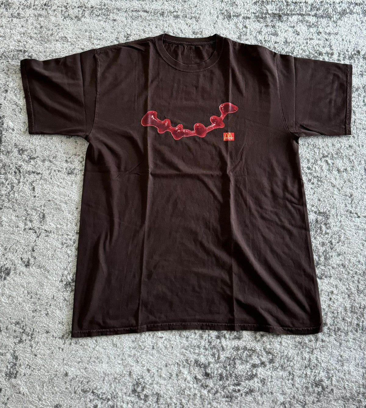 Travis Scott Travis Scott McDonalds Ketchup Tee Size US L / EU 52-54 / 3 - 4 Thumbnail
