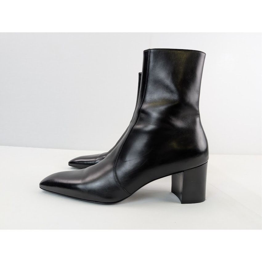 Saint Laurent Paris o1rshd1 XIV 70 Zipped Boot in Nero Size US 10 / EU 43 - 10 Thumbnail