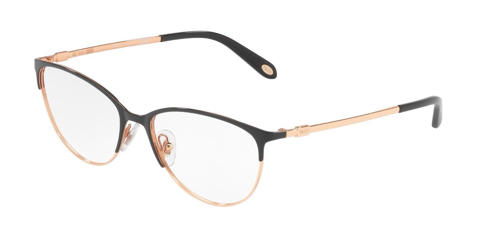 Tiffany & Co TF 1127 6122 Black & Rose Gold Eyeglasses Fram