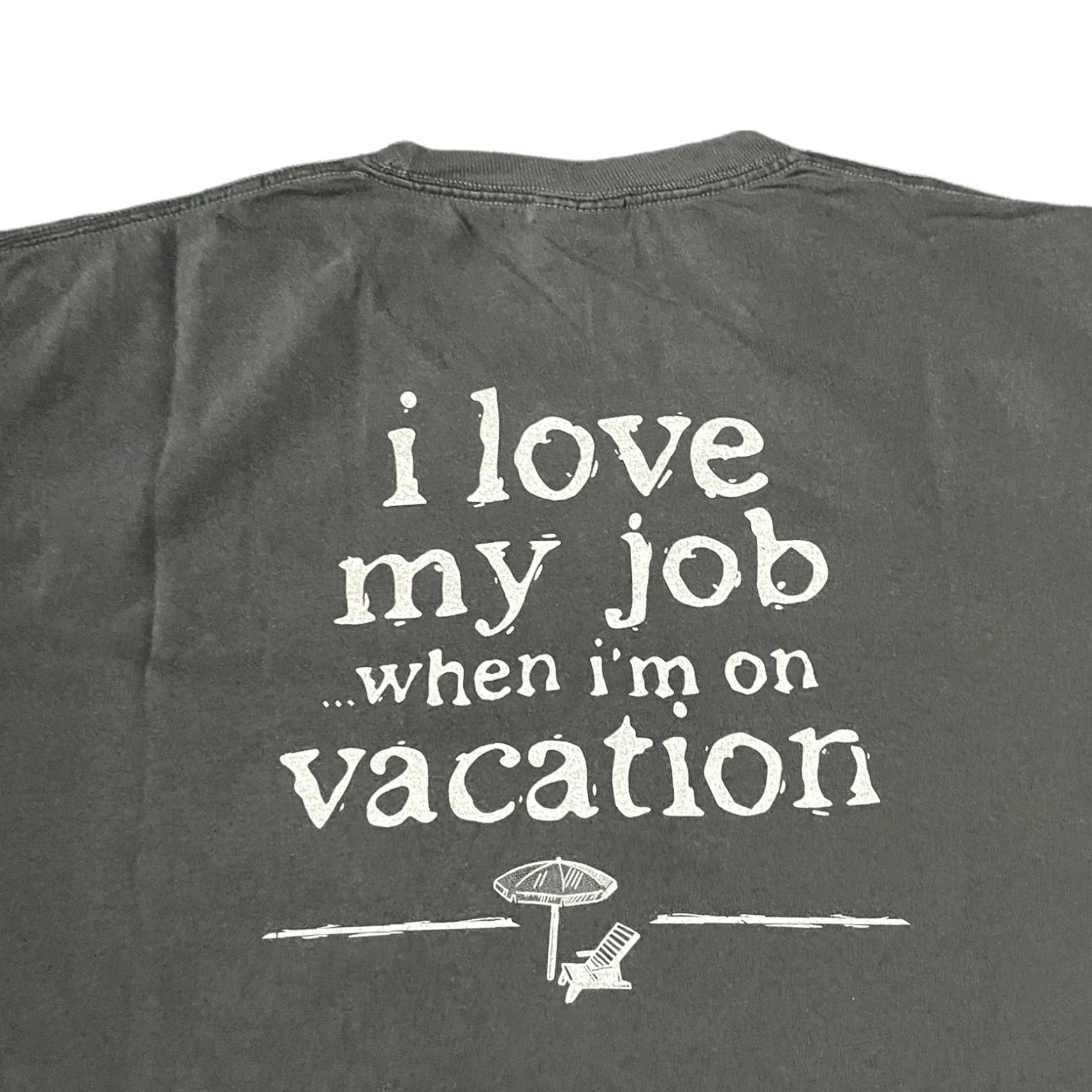 Vintage Kennebunkport Maine T-Shirt Gray L Canvas Men Shirts I Love My Job When I’m On Vacation Cobb Size US L / EU 52-54 / 3 - 2 Thumbnail