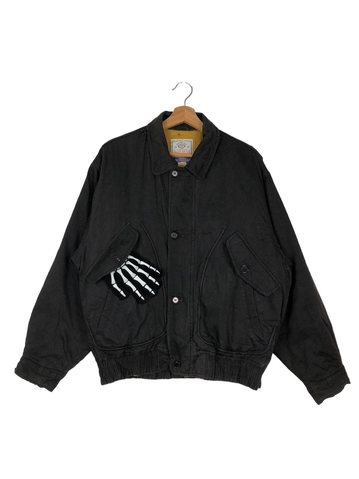 Japanese Brand 🔥90’s RIOT RIOT VINTAGE BOMBER JACKET PRACT STUDIO JAPAN Size US M / EU 48-50 / 2 - 1 Thumbnail