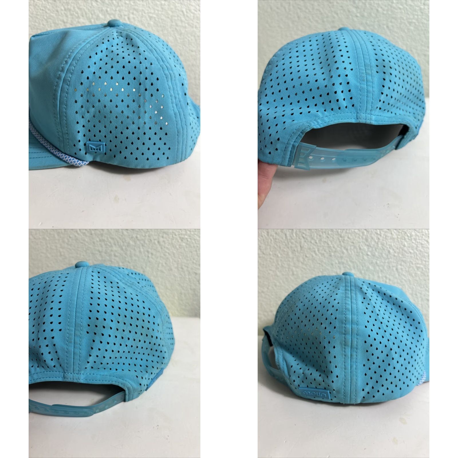 melin Melin Coronado Splash Hydro Neon Collection Blue Snapback Hat Mens 58cm Adjustable Breathable Moisture Wicking Colorful Cap Snapback? Size ONE SIZE - 8 Thumbnail