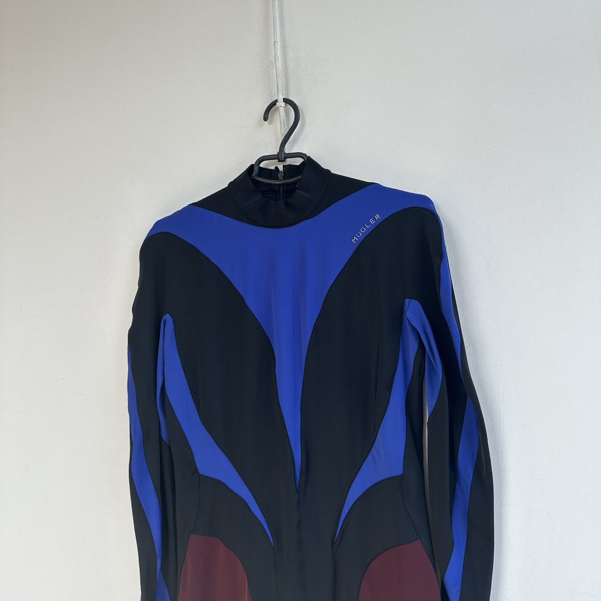 H&M × Mugler Mugler x H&M Spiral Paneled Mini Dress Size L / US 10 / IT 46 - 10 Thumbnail