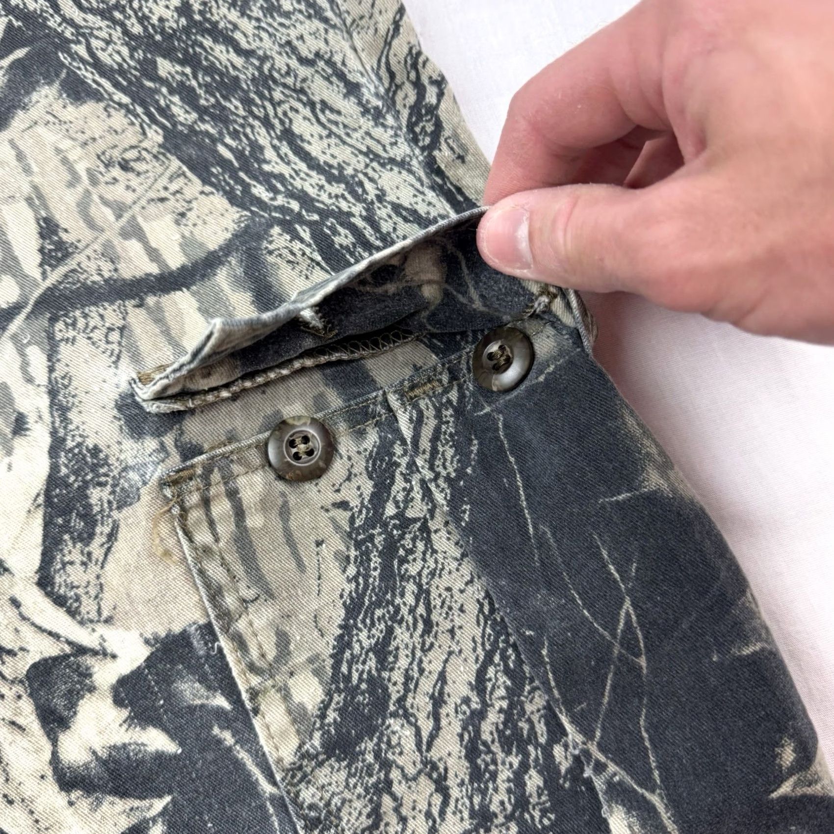 Vintage VINTAGE Mossy Oak Camo Cargo Pants Men 32x32 Casual USA 90s Grunge Outdoor Camouflage Pants Size US 32 / EU 48 - 4 Thumbnail