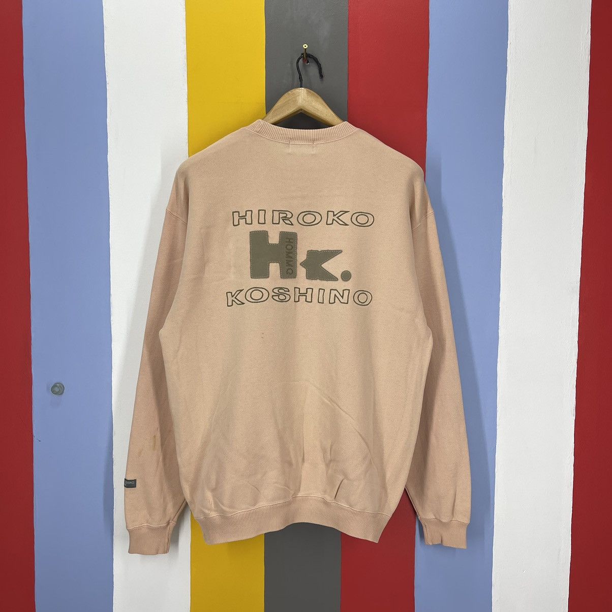 Hiroko Koshino Homme HIROKO KOSHINO HOMME Crew Neck Sweatshirt #1453/AX Size US L / EU 52-54 / 3 - 1 Thumbnail