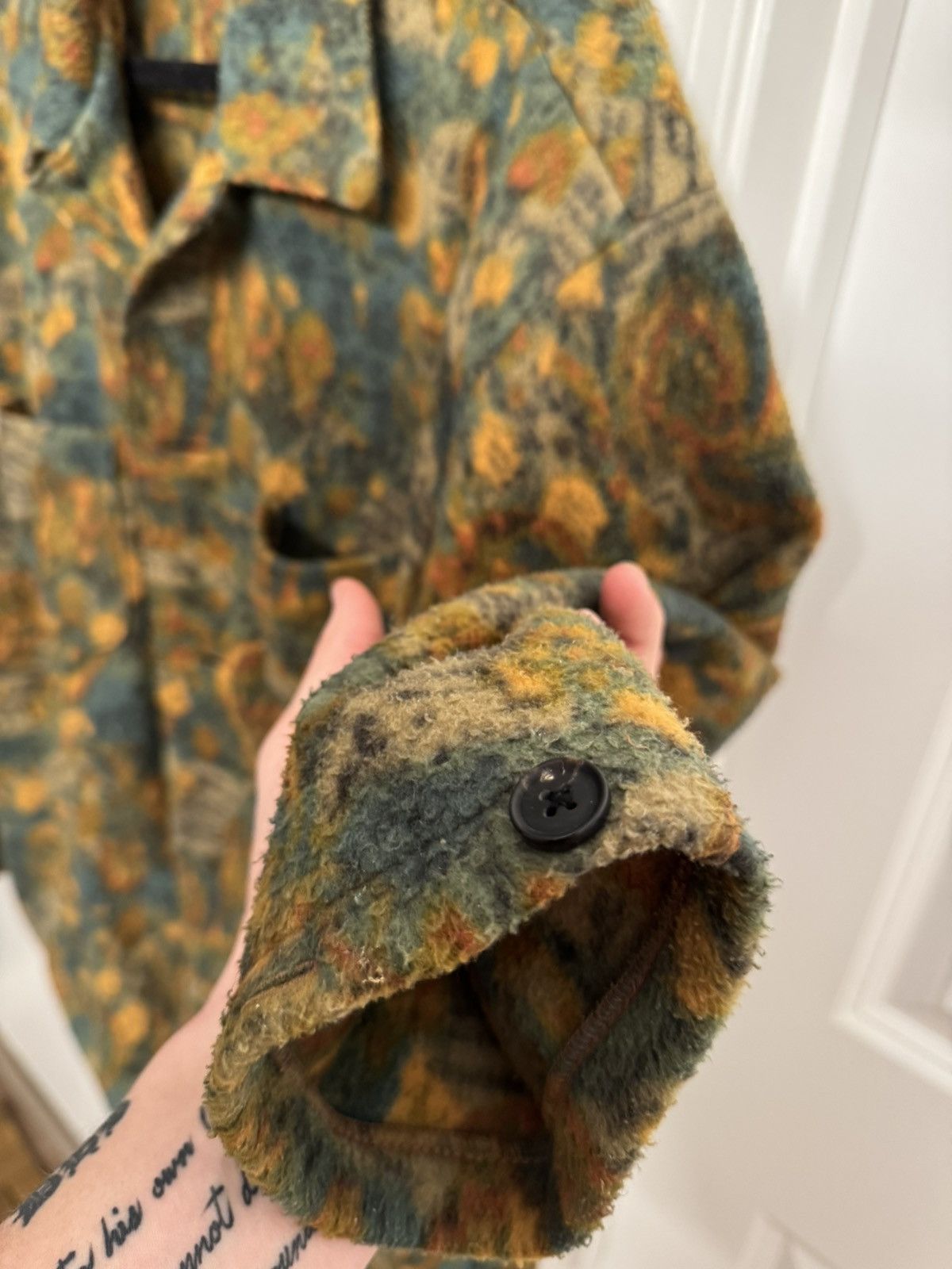 Supreme × Vintage Rare supreme button up fleece Size US XL / EU 56 / 4 - 6 Thumbnail
