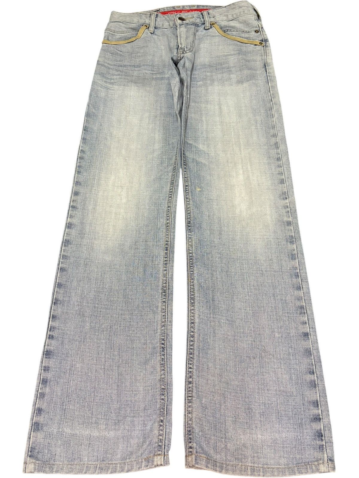 Edwin Vintage Japanese Edwin Edge Faded Wash Distress Loose Jeans Size US 30 / EU 46 - 1 Thumbnail