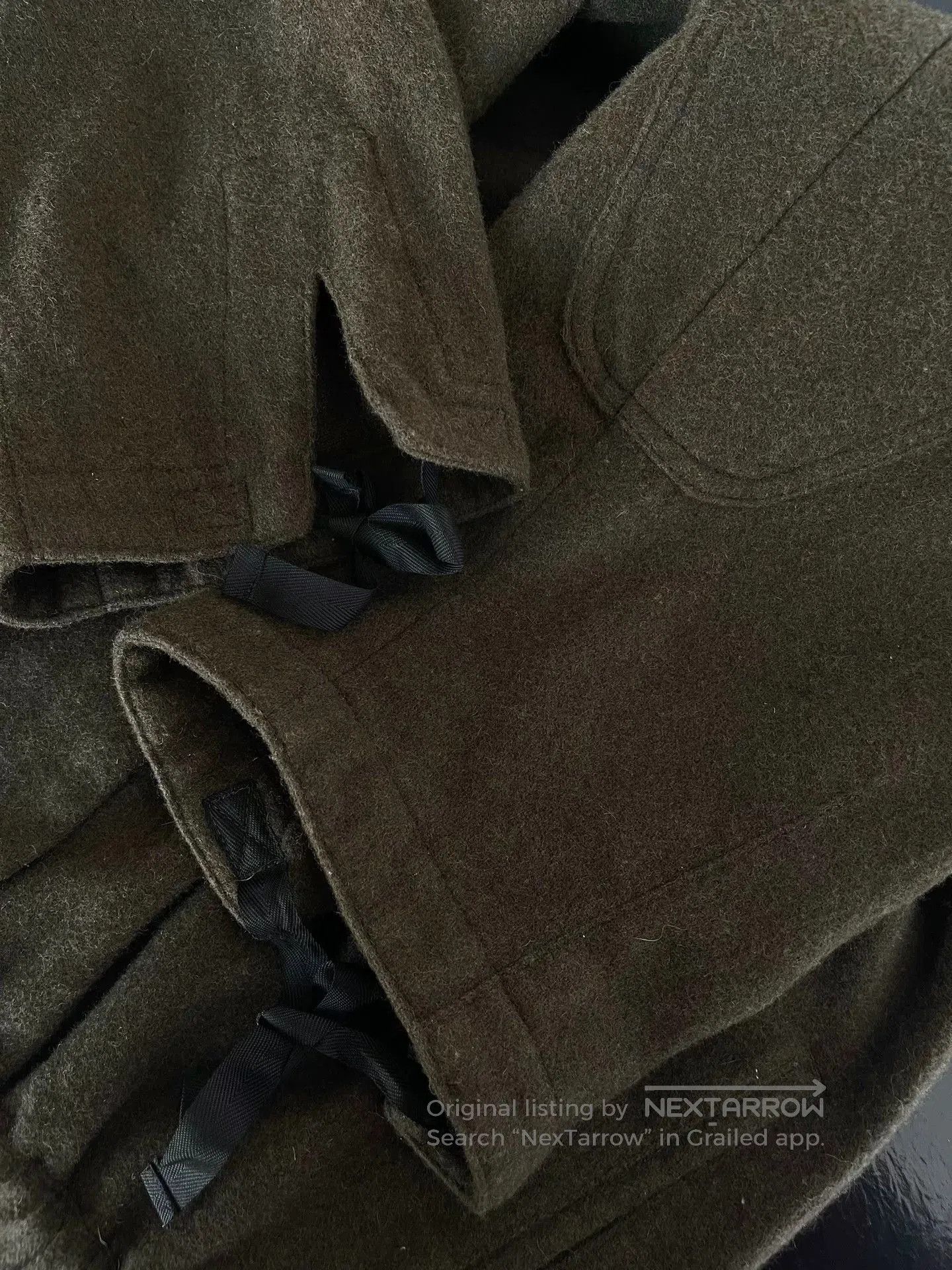 CDG by Comme des Garcons Black Military Style Wool Tapered Pants. Size US 26 / EU 42 - 8 Thumbnail
