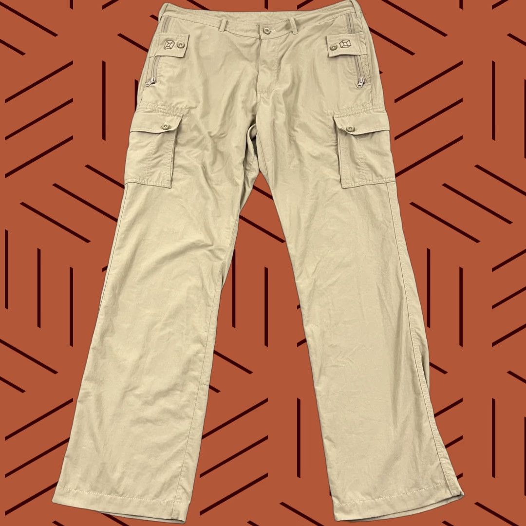 Vintage Clothing Arts P Cubed Pick Pocket Proof Pants Mens 36x32 Straight Nylon Khaki 5-Pocket Regular Size US 36 / EU 52 - 1 Thumbnail