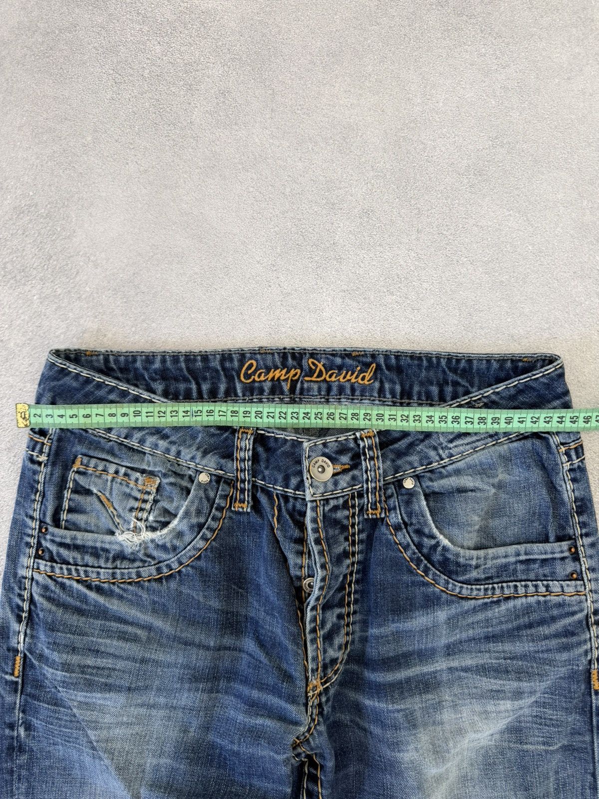 Hedi Slimane Vintage Dior Hedi Slimane Style Washed Denim Jeans Size US 32 / EU 48 - 13 Thumbnail