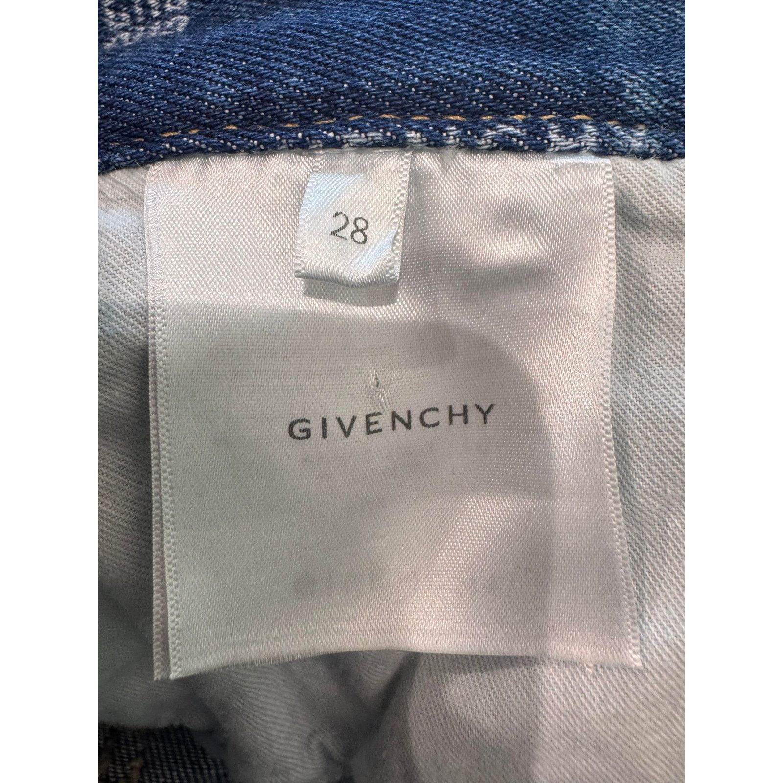 Givenchy Givenchy Dark Wash Monogram Jeans Size US 28 / EU 44 - 5 Thumbnail
