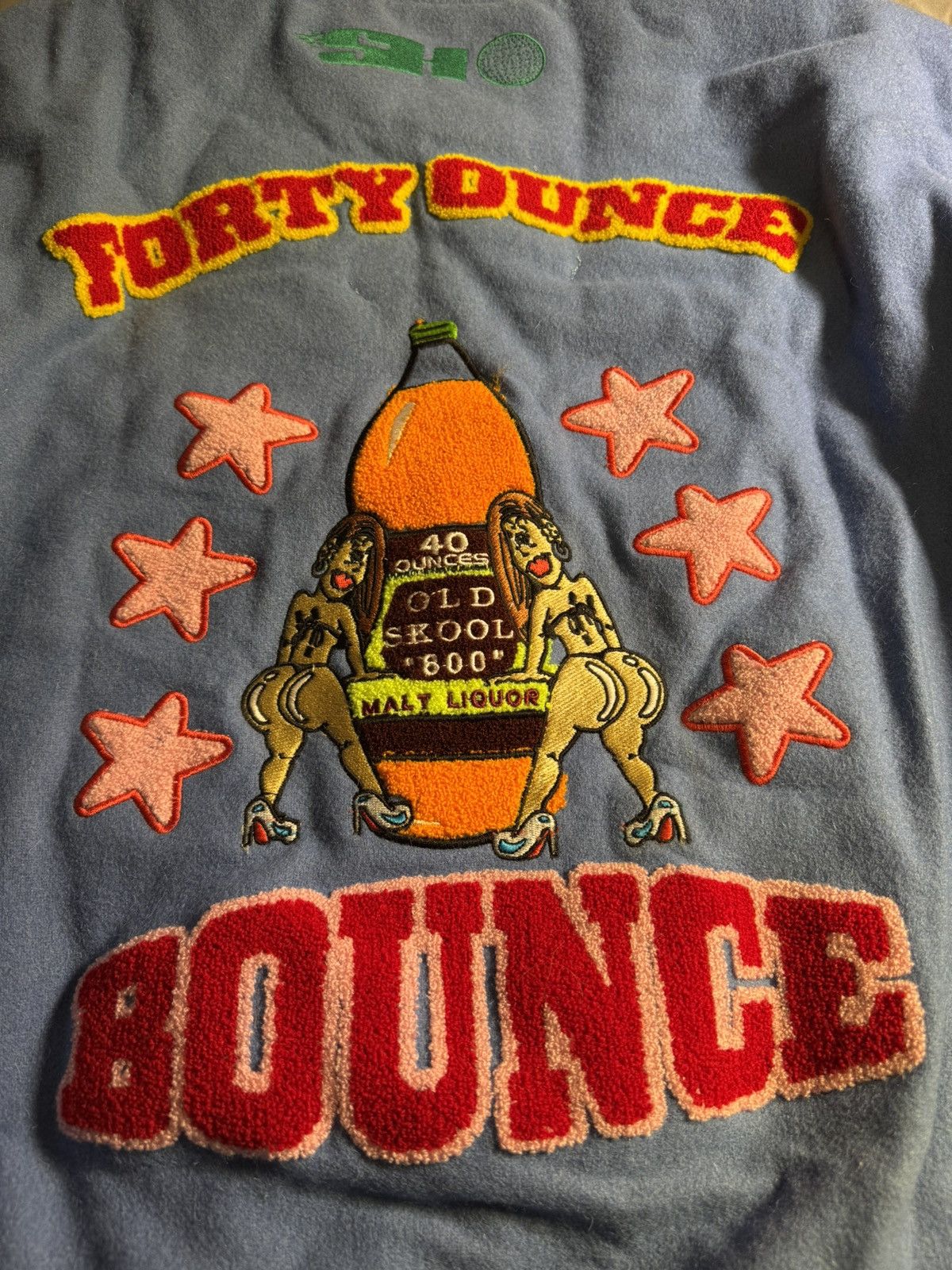 Other Spencer Hodges 40oz Boys Varsity Jacket Large Blue Letterman Size US L / EU 52-54 / 3 - 3 Thumbnail