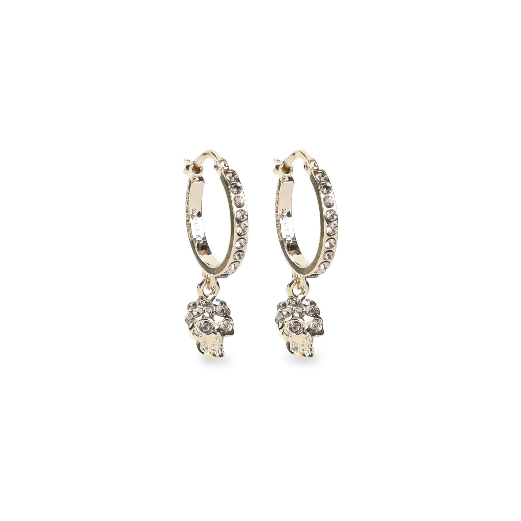 Alexander McQueen Alexander McQueen Skull Hoop Earrings Size ONE SIZE - 1 Thumbnail