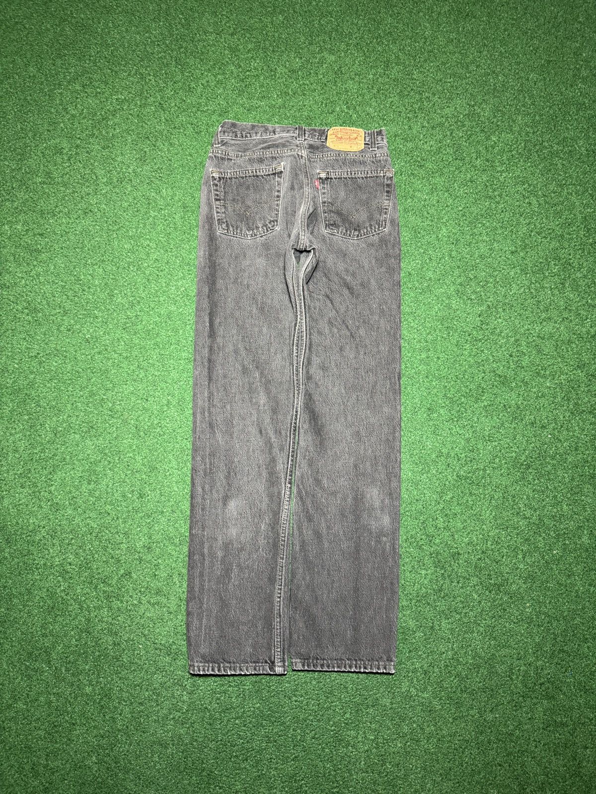 Levi's Vintage Clothing Vintage Levi’s 501 Button Fly Dark 90s 28x30 Black Jeans Size US 28 / EU 44 - 1 Thumbnail