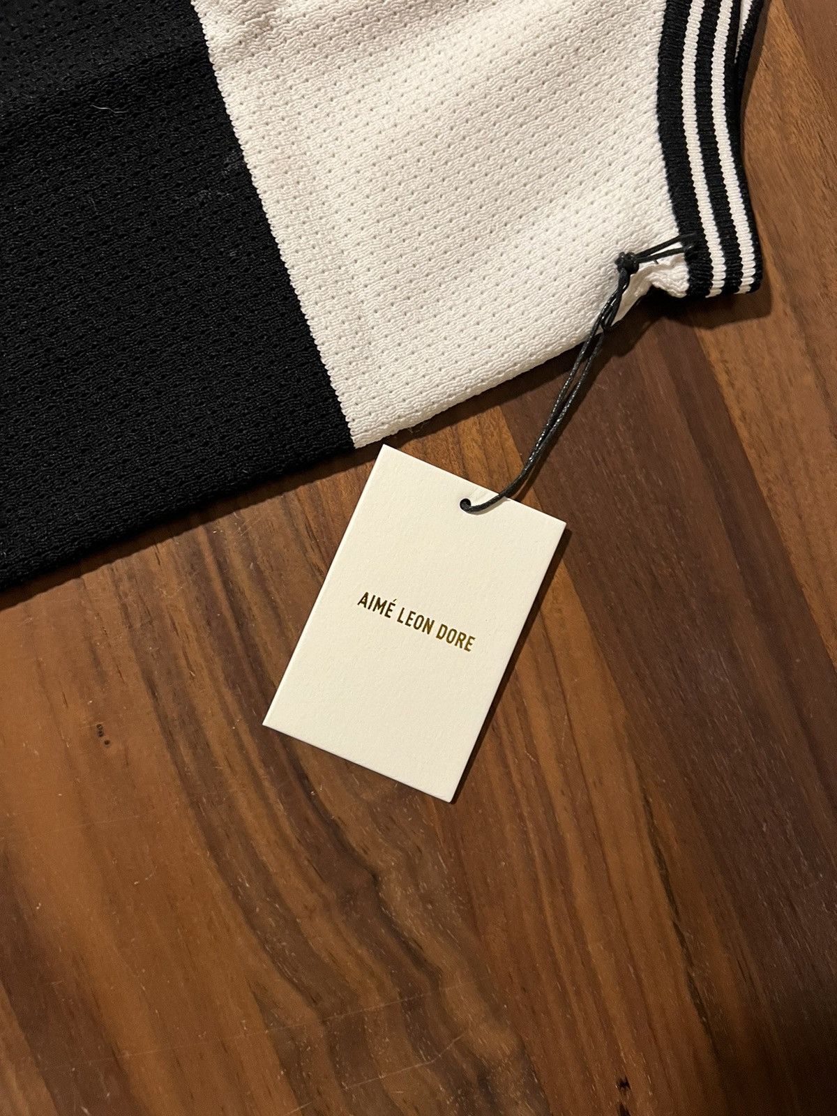 Aime Leon Dore Aime Leon Dore ALD Knit Basketball Jersey Sweater Logo Black Size US L / EU 52-54 / 3 - 3 Thumbnail