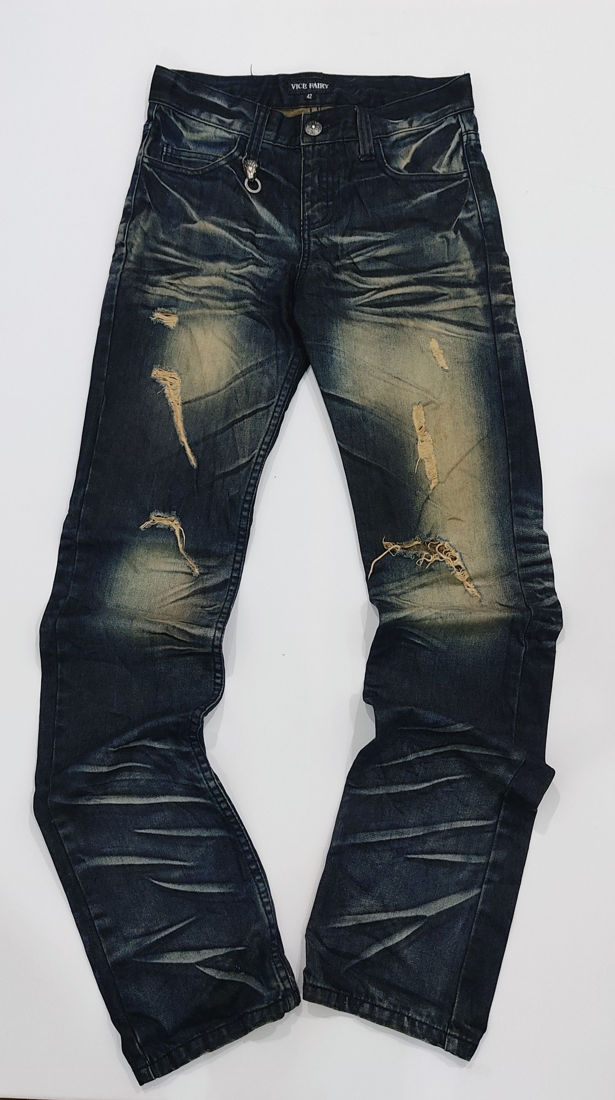 🔥 accept offer 🔥 Vice fairy flair distressed denim