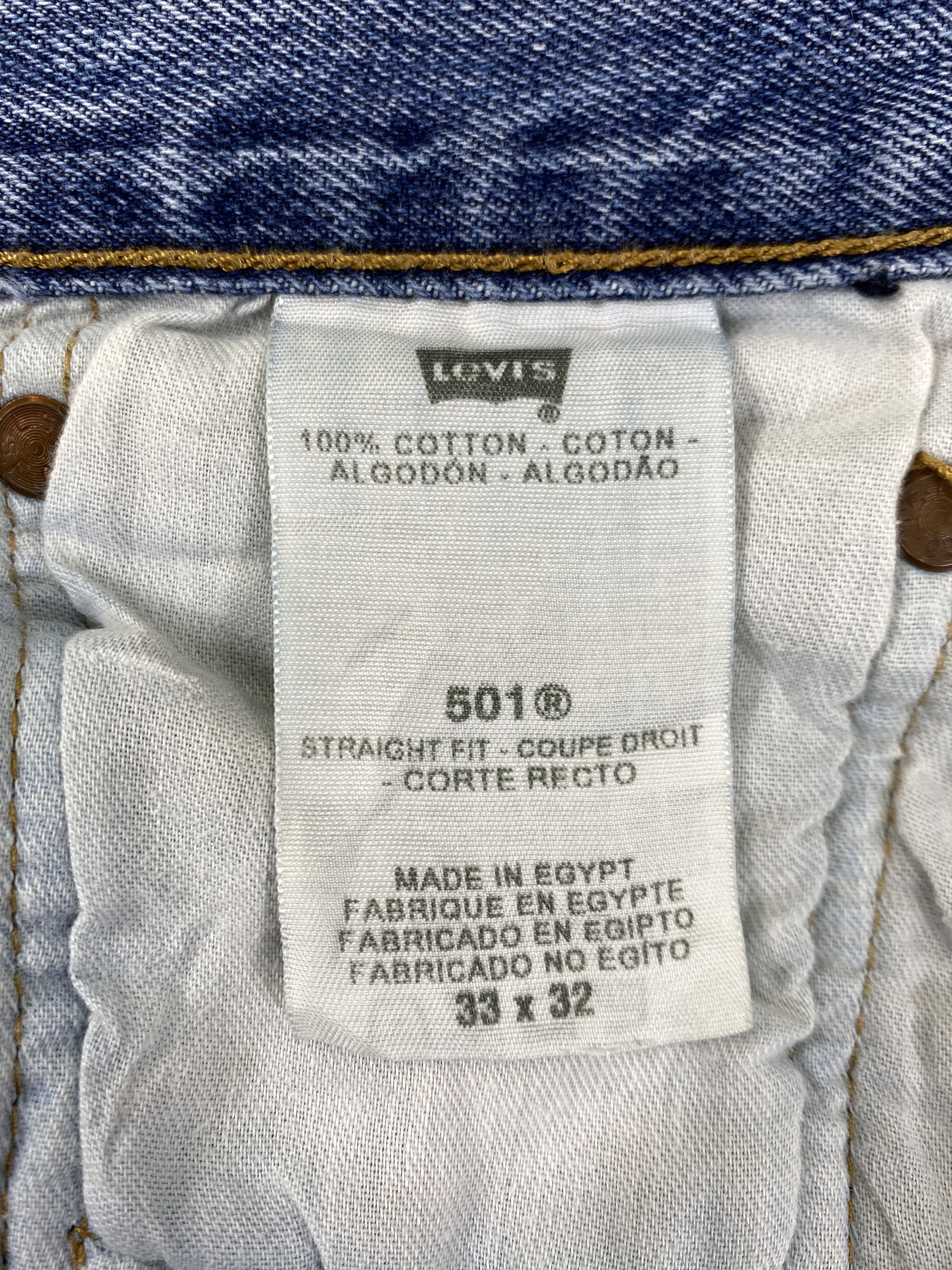 Levi's Distressed Blue Vintage Levi's 501 Jeans 32x31 Denim -JN1605 Size US 32 / EU 48 - 8 Thumbnail