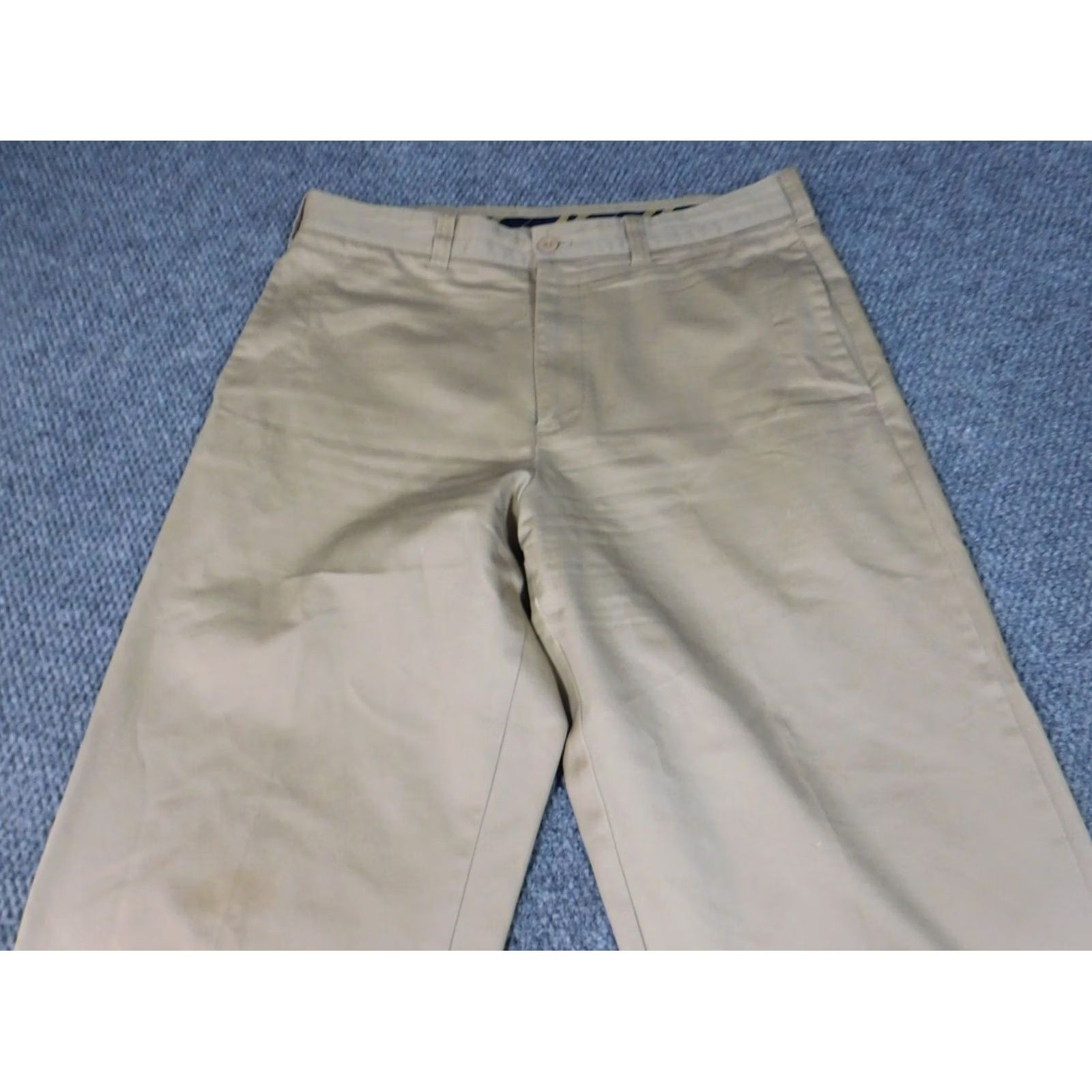 Izod Izod Pants Mens 36x33 beige regular Straight chino classic Size US 32 / EU 48 - 7 Thumbnail
