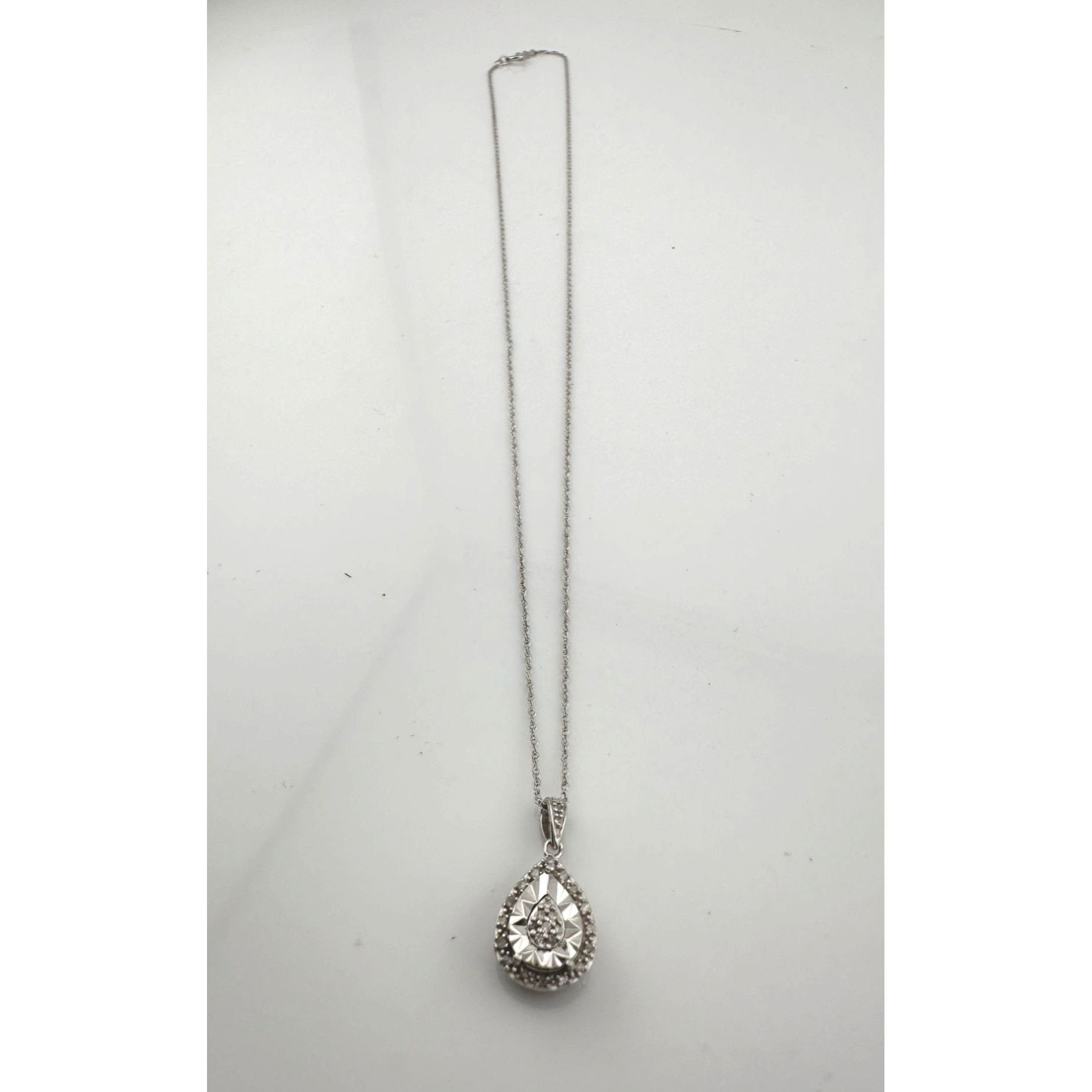 Other Pear Cut Natural Diamond Pendant Necklace Size ONE SIZE - 7 Thumbnail