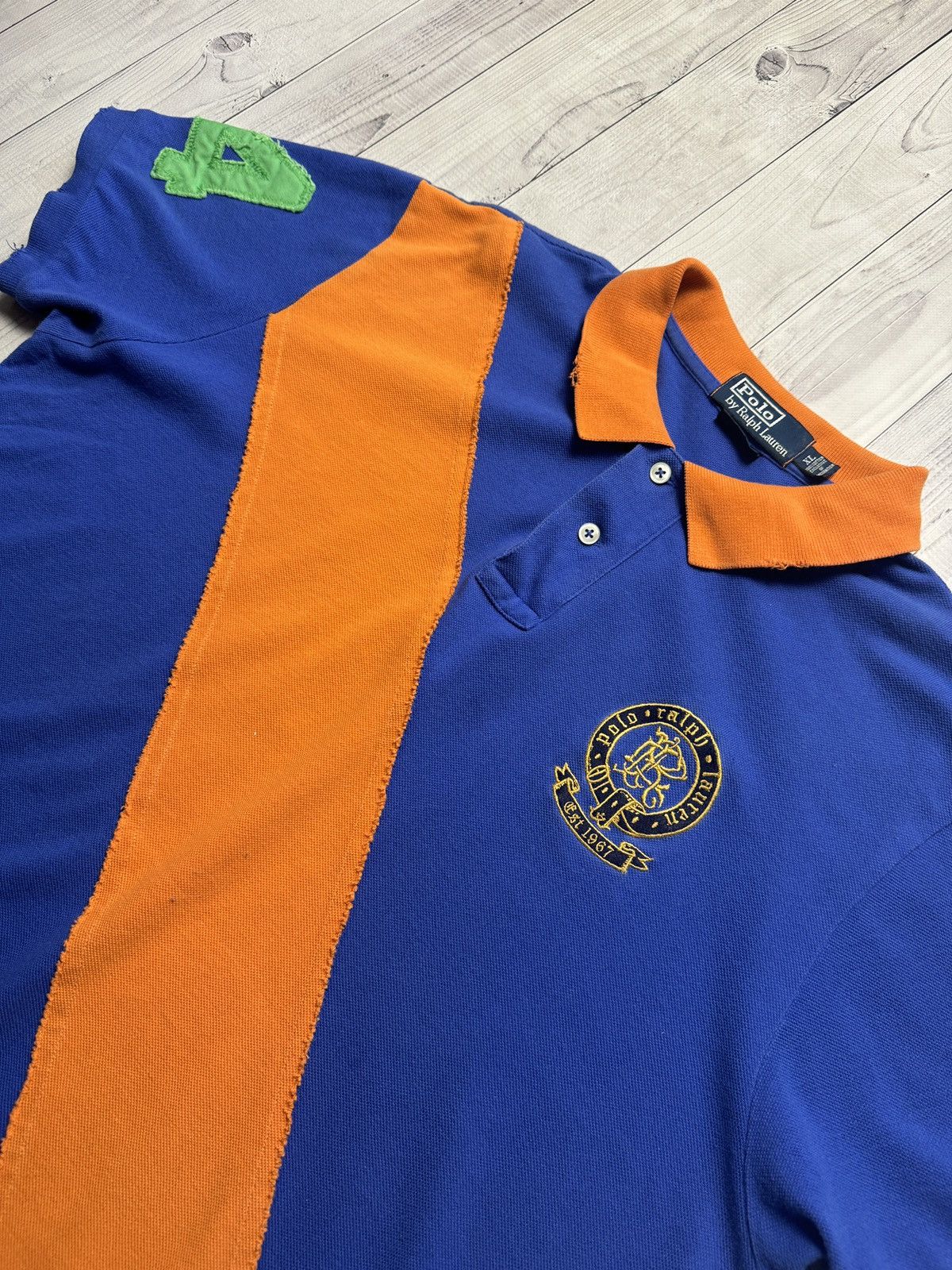 Polo Ralph Lauren Vintage Polo Ralph Lauren big number 4 Size US XL / EU 56 / 4 - 2 Thumbnail