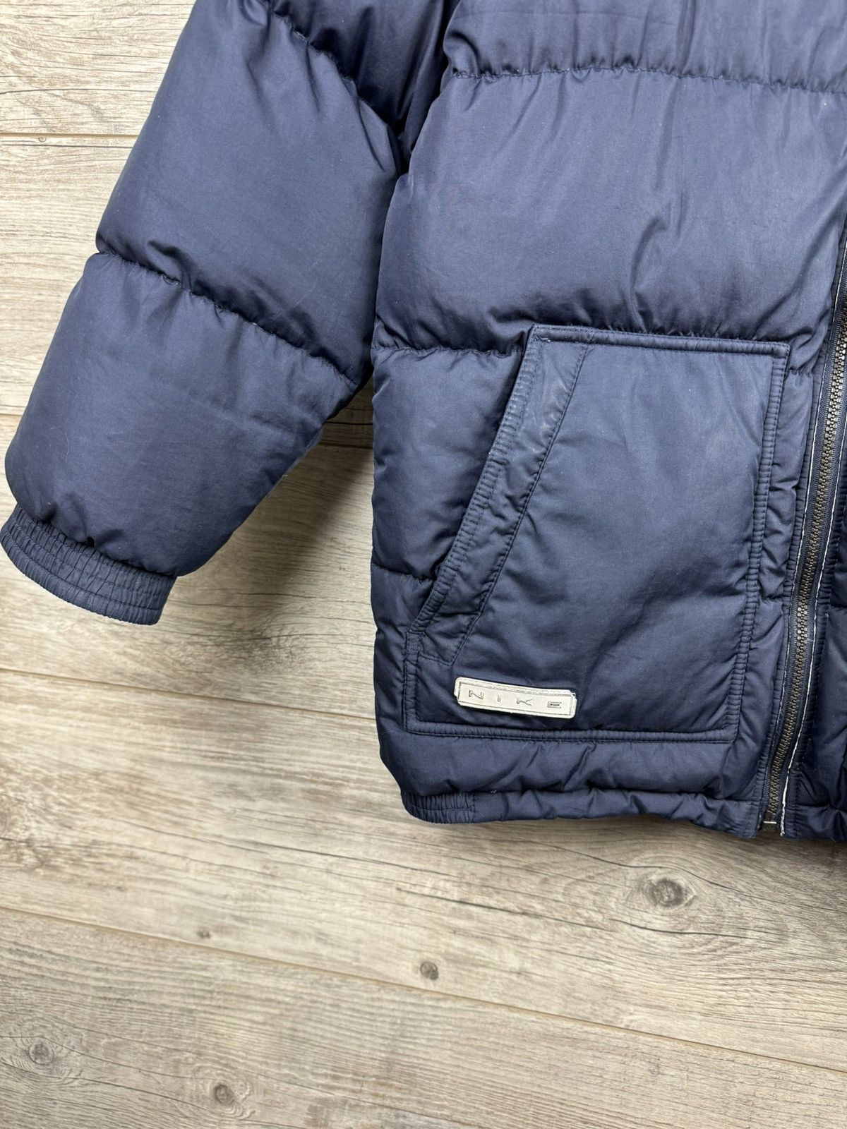 Nike Nike Puffer 90s Vintage Rare Big Swoosh Y2K drill style Size US XS / EU 42 / 0 - 7 Thumbnail