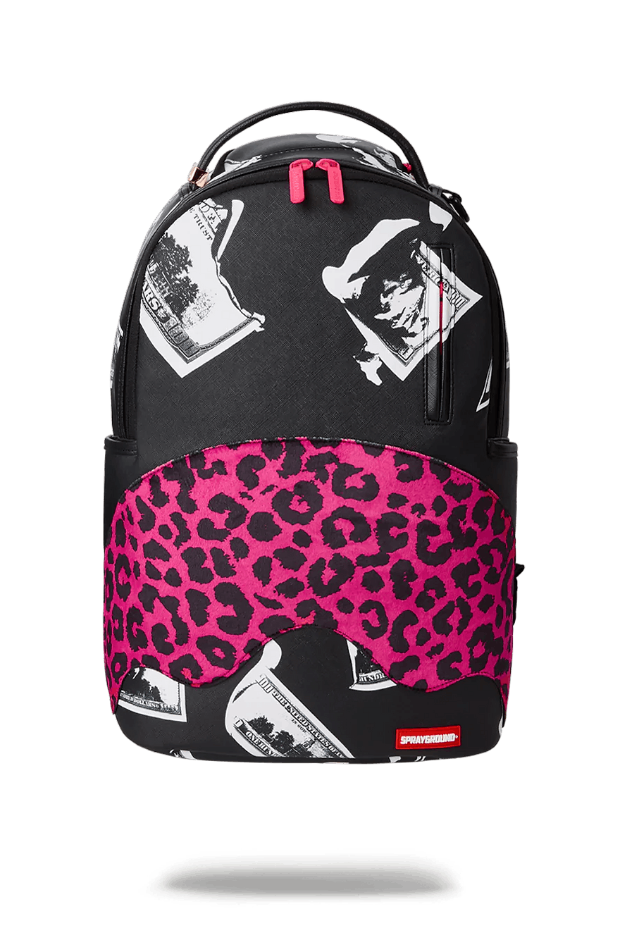 image of Sprayground Femme Fatale (Dlxv) Backpack in Black/Pink, Men's