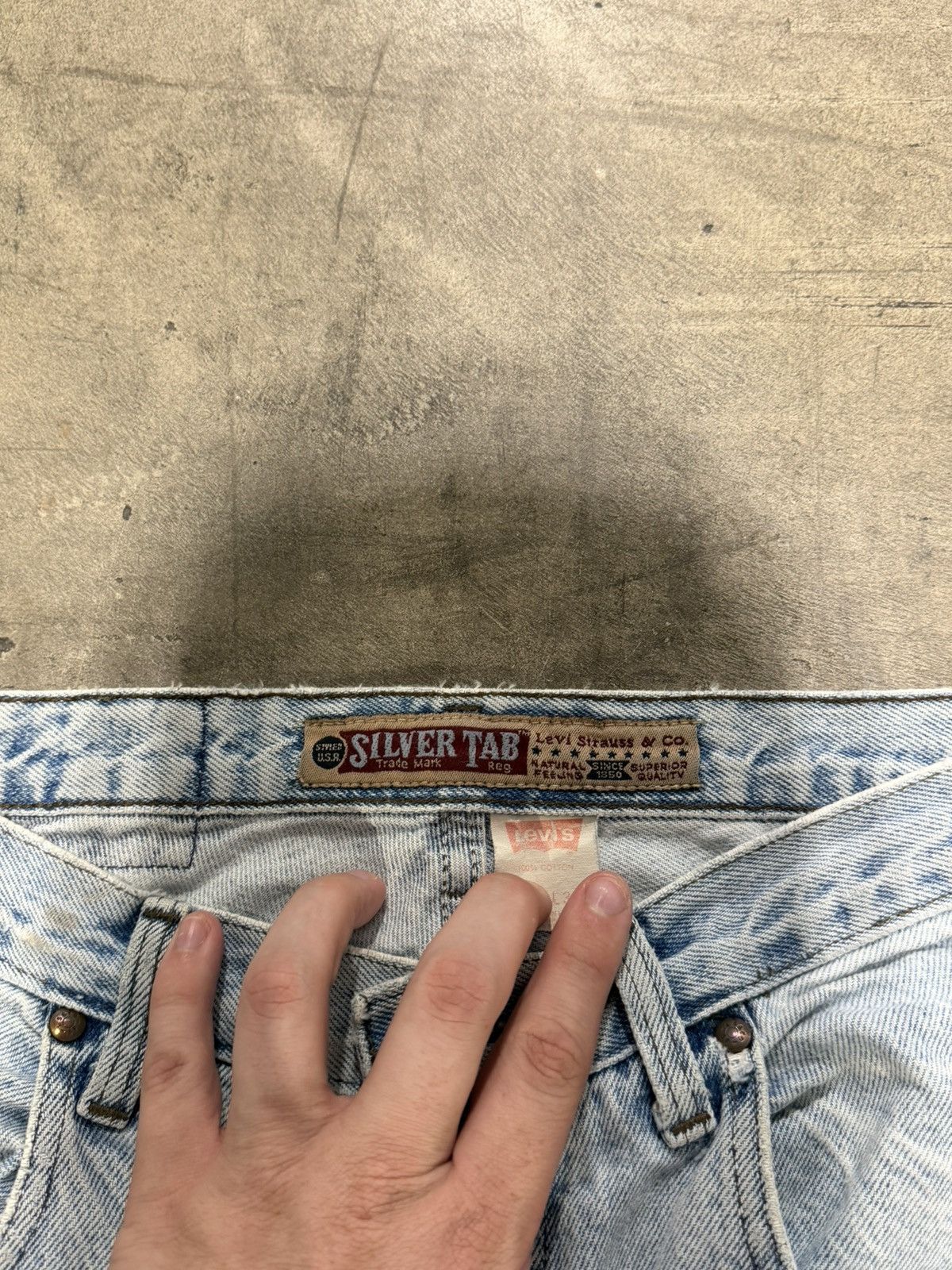Levi's Rare 80s Vintage Levis SilverTabs Jeans 31x32 Size US 31 - 5 Thumbnail