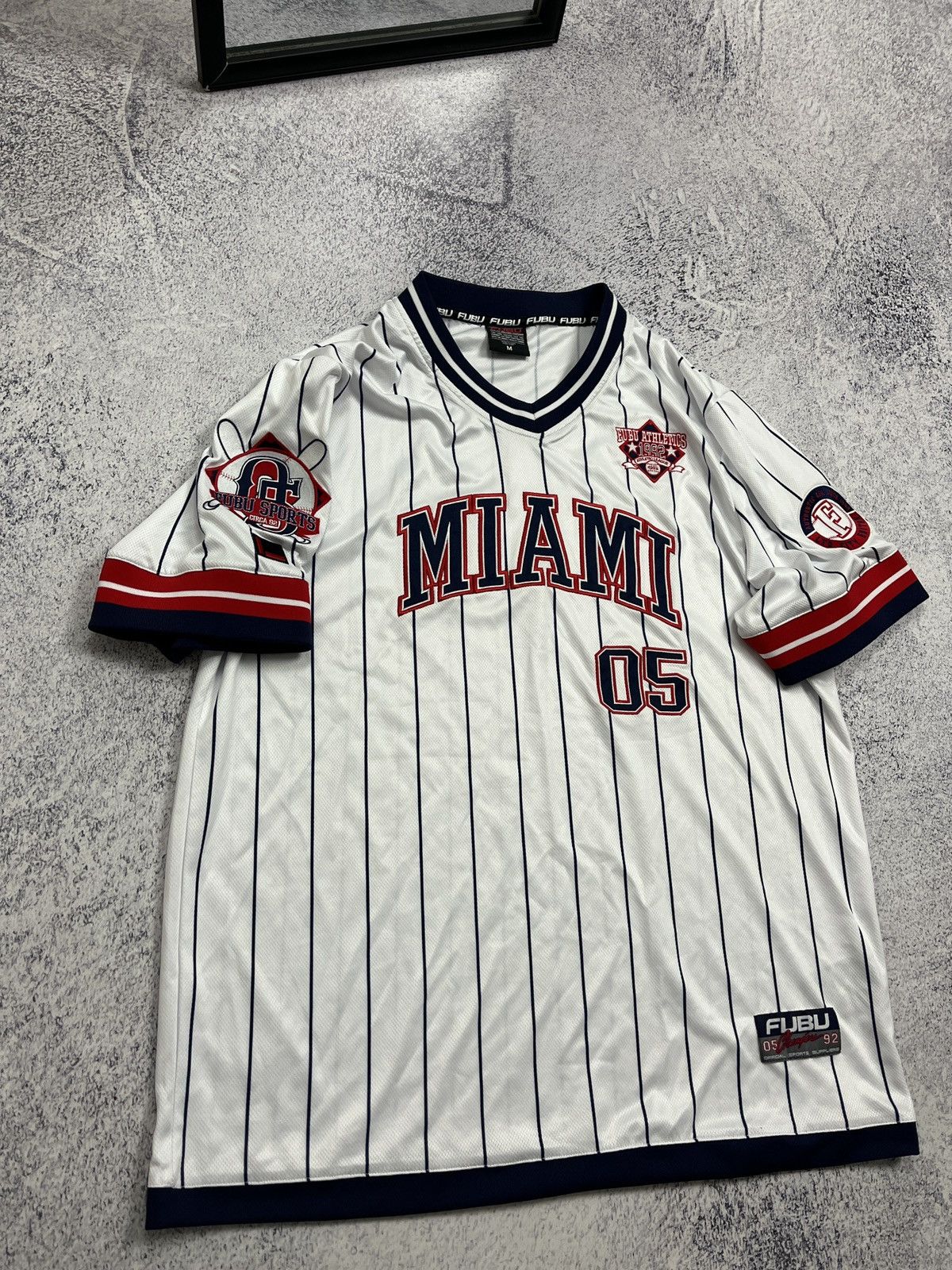 Fubu × Rap Tees Vintage Fubu 05 Limited Miami Jersey Rare Hip Hop Rap Shirt Size US M / EU 48-50 / 2 - 4 Thumbnail