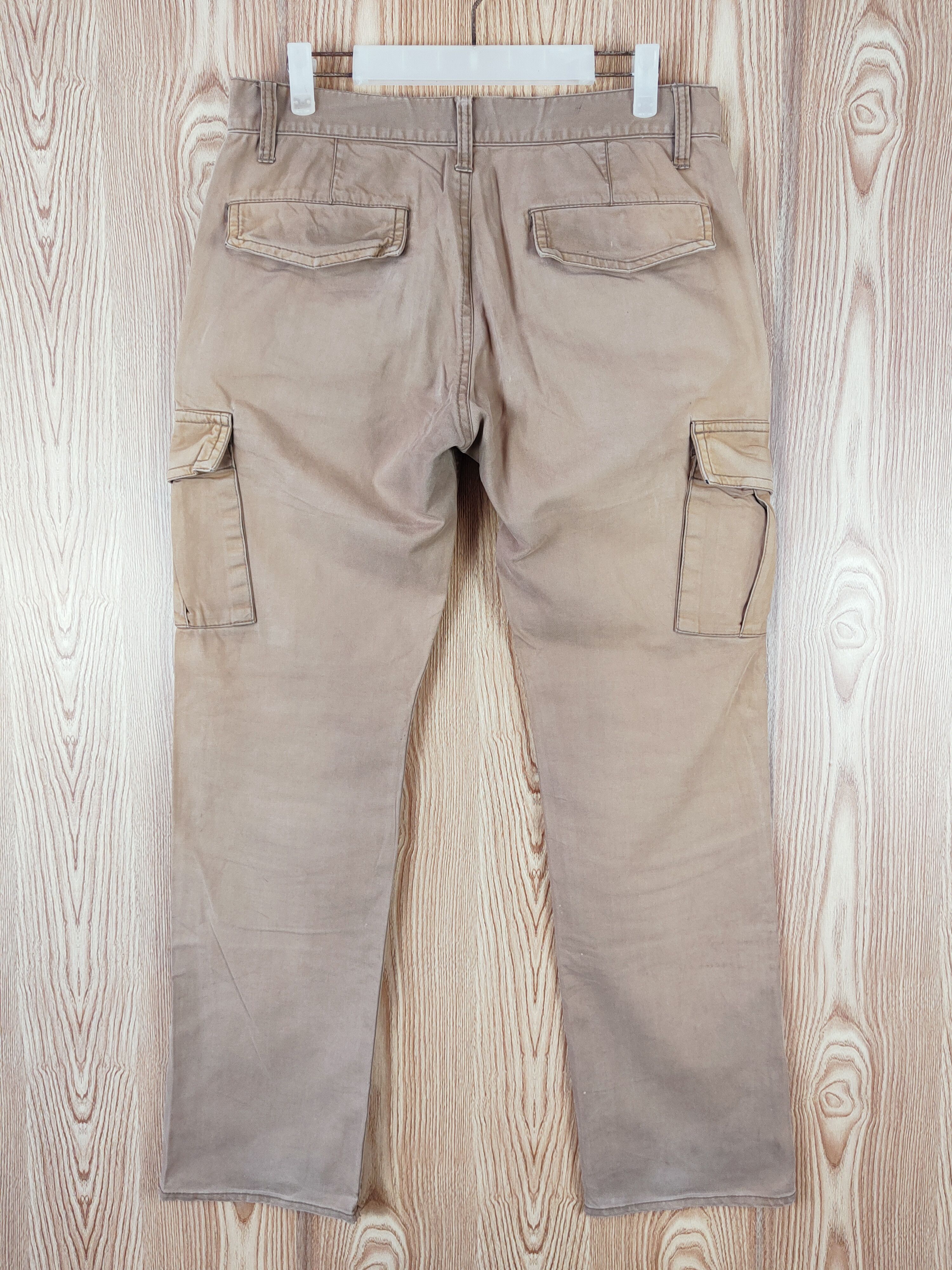 Takeo Kikuchi TK Mixpice Brown Faded Multipocket Cargo Pants #W280 Size US 32 / EU 48 - 7 Thumbnail