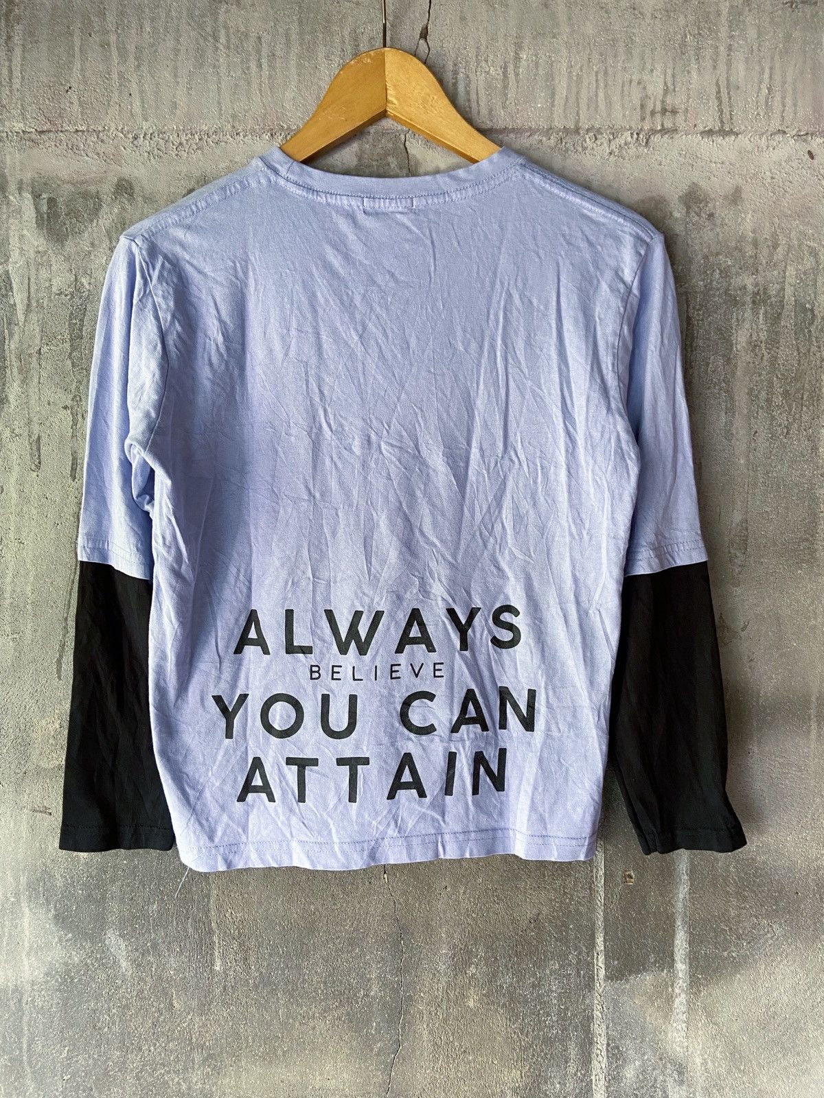 Beauty Beast × Hysteric Glamour × Japanese Brand 🌸WANT TO ALWAYS BE HONEST DOUBLE LAYER LONG SLEEVE Size US XS / EU 42 / 0 - 9 Thumbnail