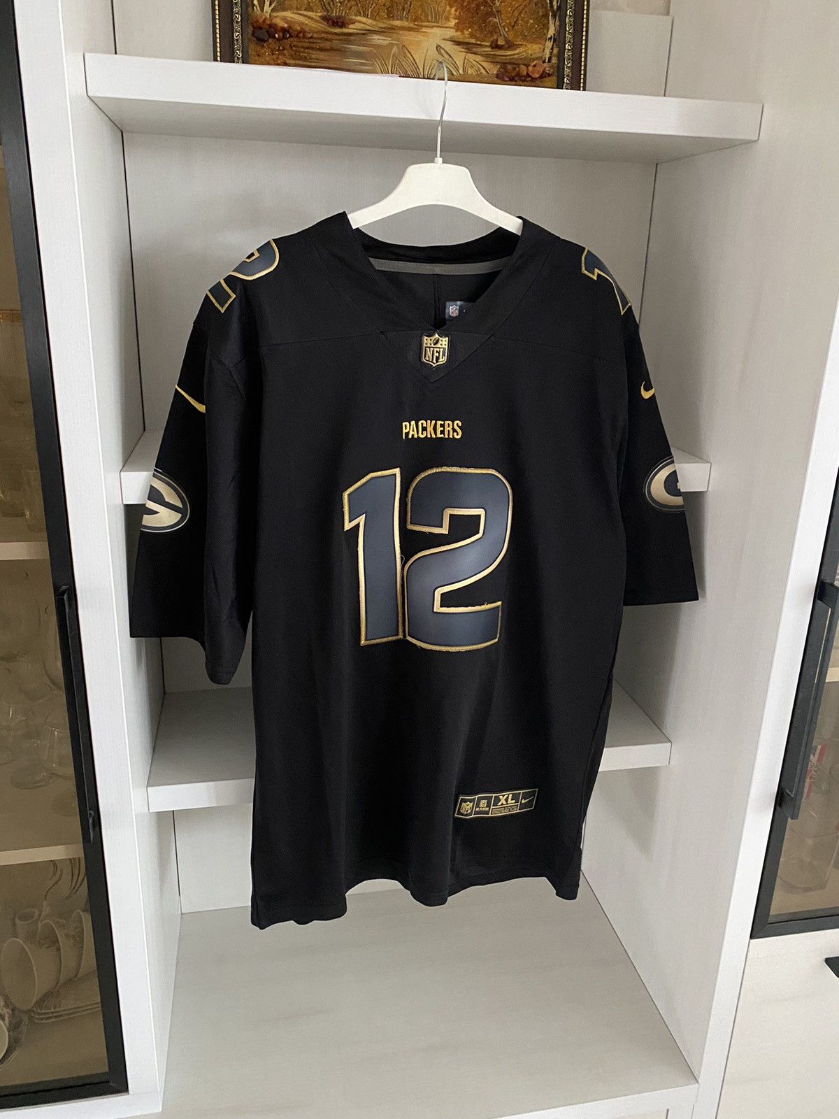NEW Nike NFL Jersey Adams 17 American Black Big Logo