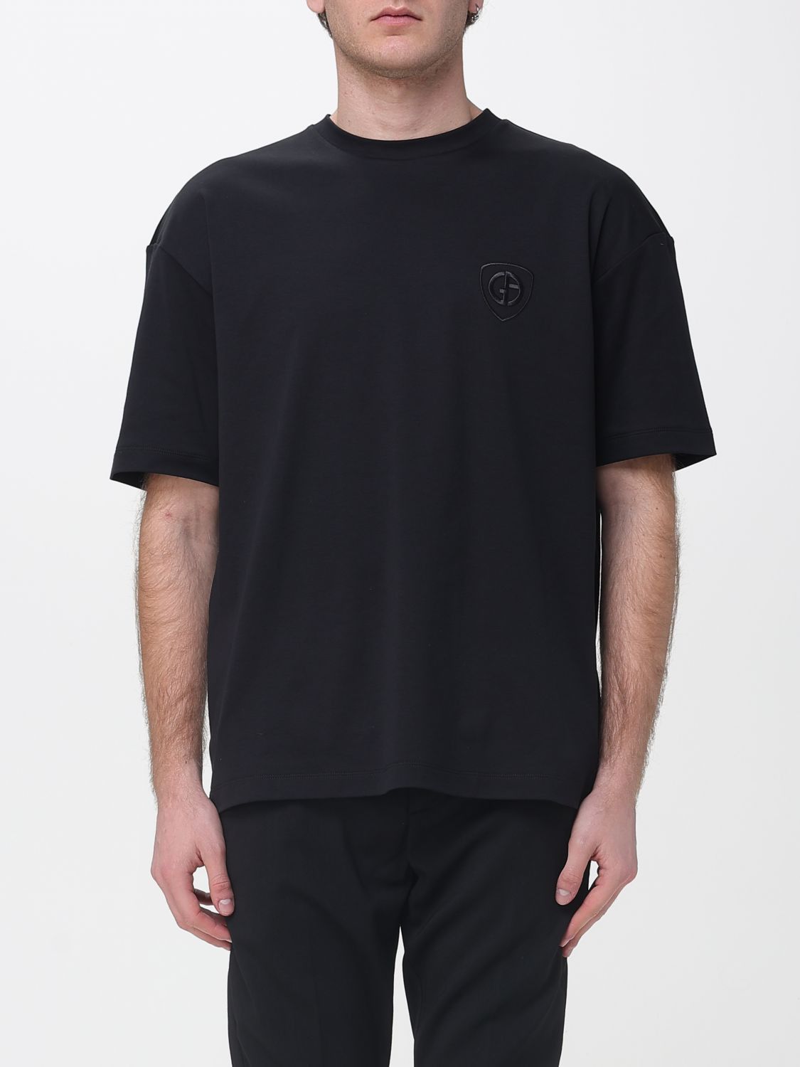 Giorgio Armani Giorgio Armani T-Shirt Men Black Size US M / EU 48-50 / 2 - 1 Thumbnail