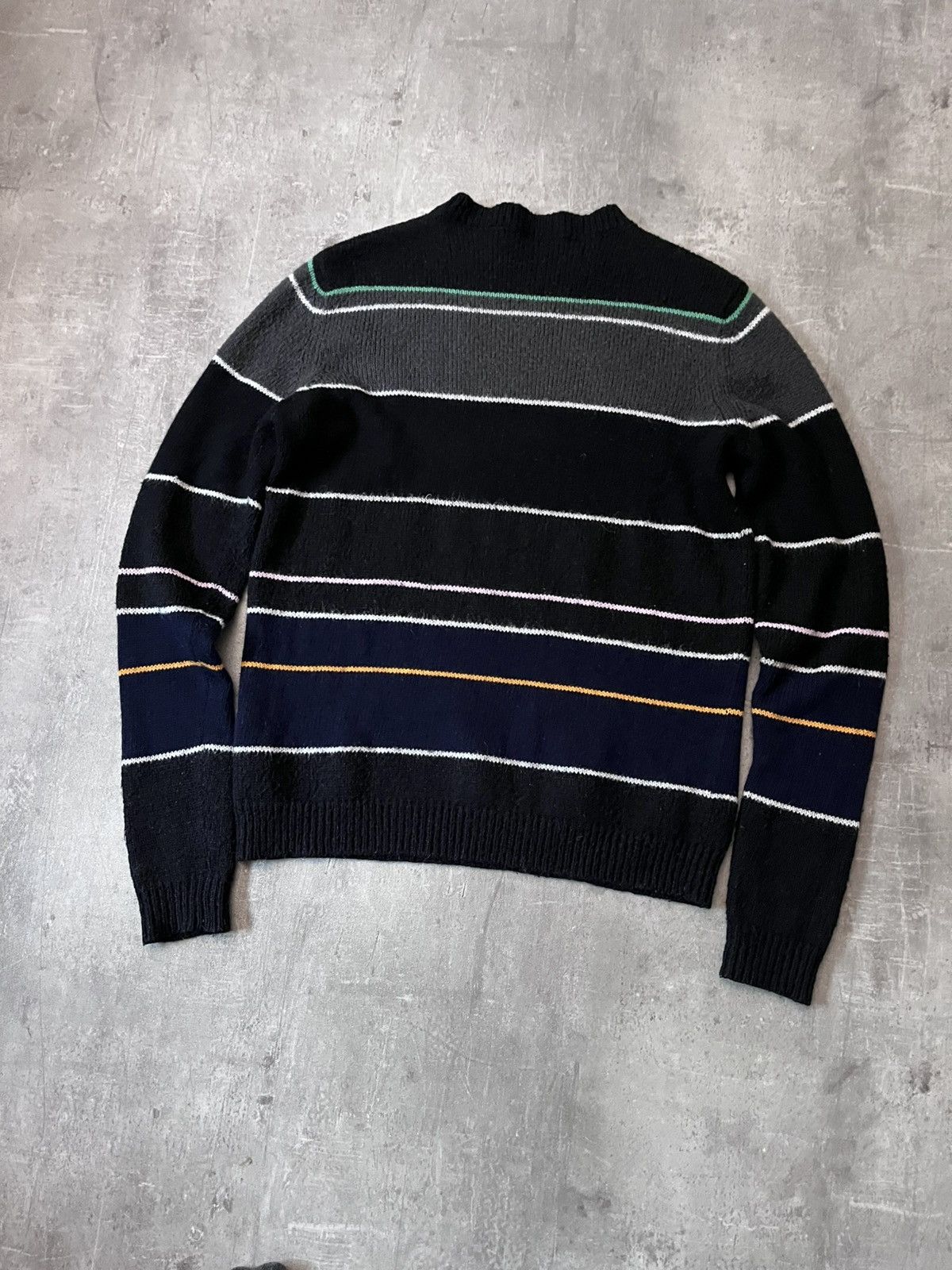 Raf Simons Raf Simons A/W 2013 Striped mohair blend sweater Size US L / EU 52-54 / 3 - 6 Thumbnail